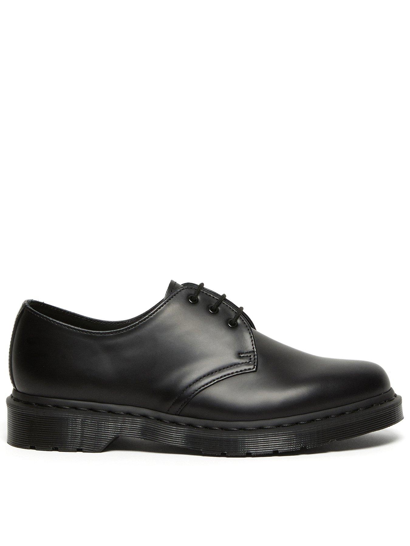 Image 1 of 6 of Dr Martens 1461 Mono 3 Eye Shoe Smooth - Black