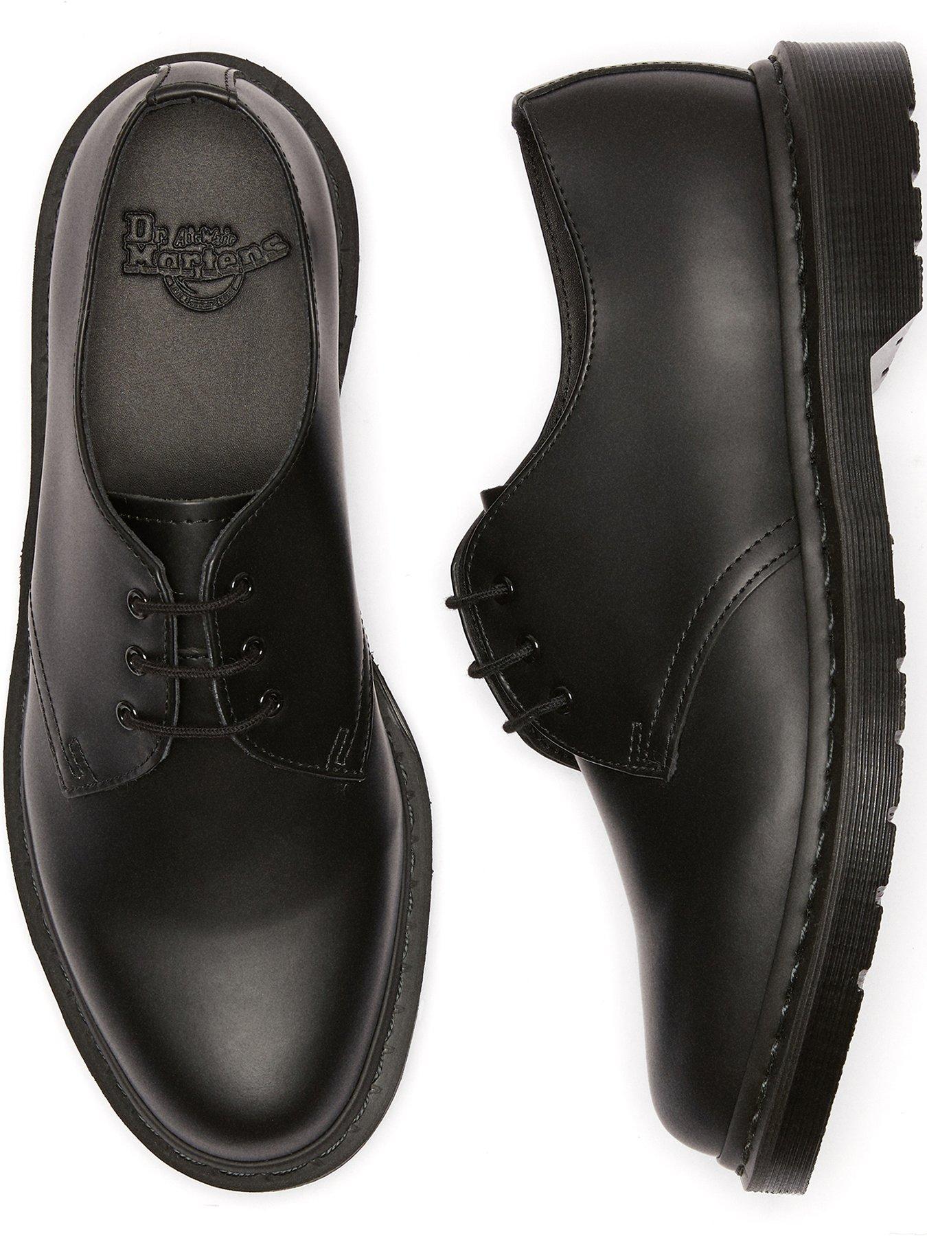 Image 4 of 6 of Dr Martens 1461 Mono 3 Eye Shoe Smooth - Black