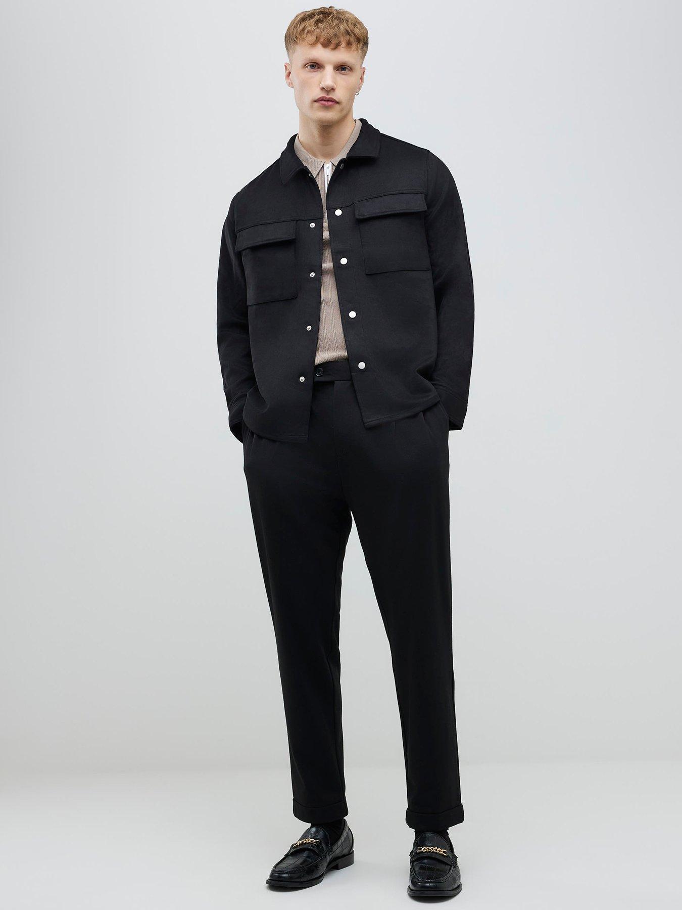 river-island-long-sleeve-suede-overshirt-blackback