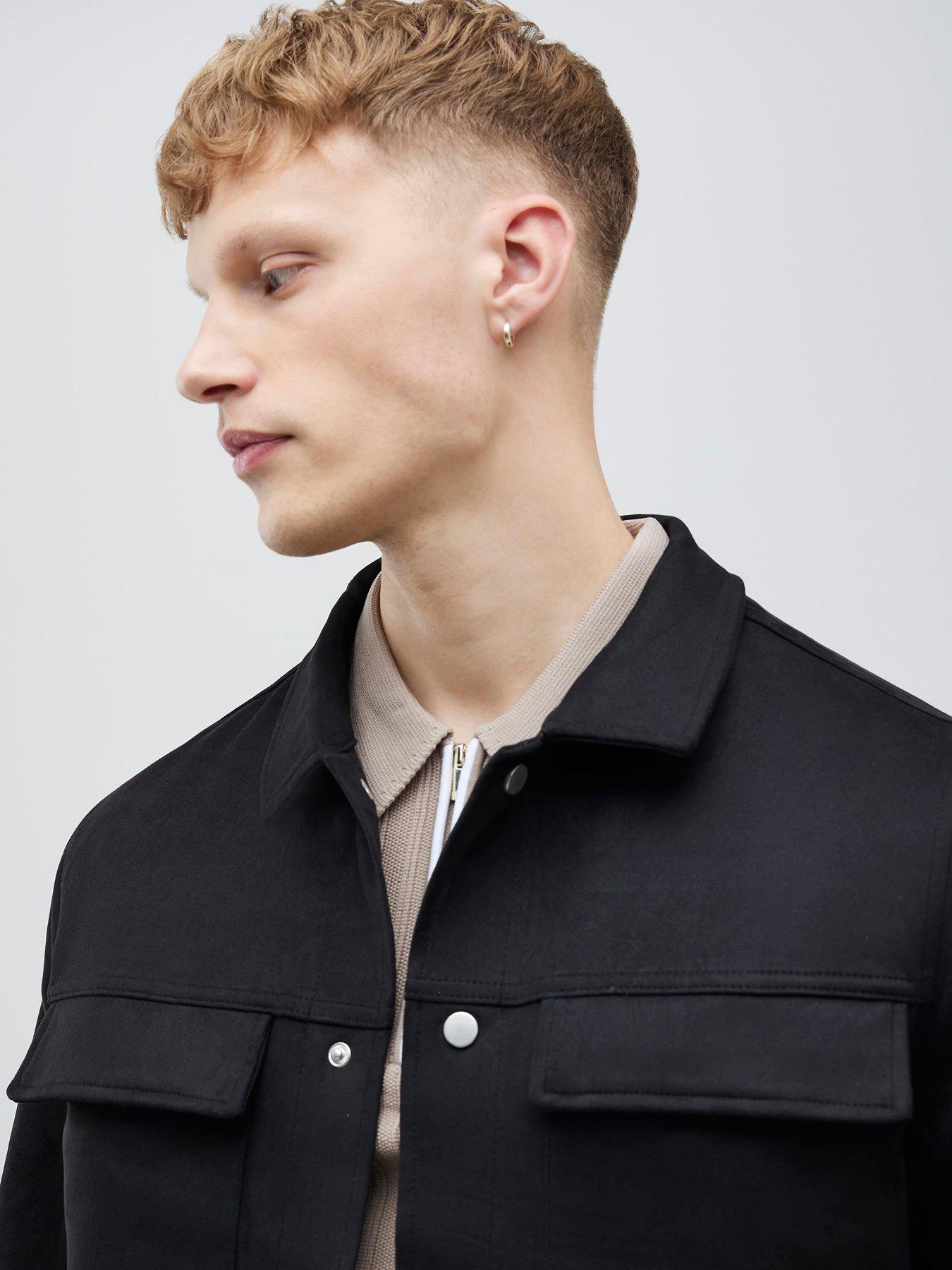 river-island-long-sleeve-suede-overshirt-blackoutfit