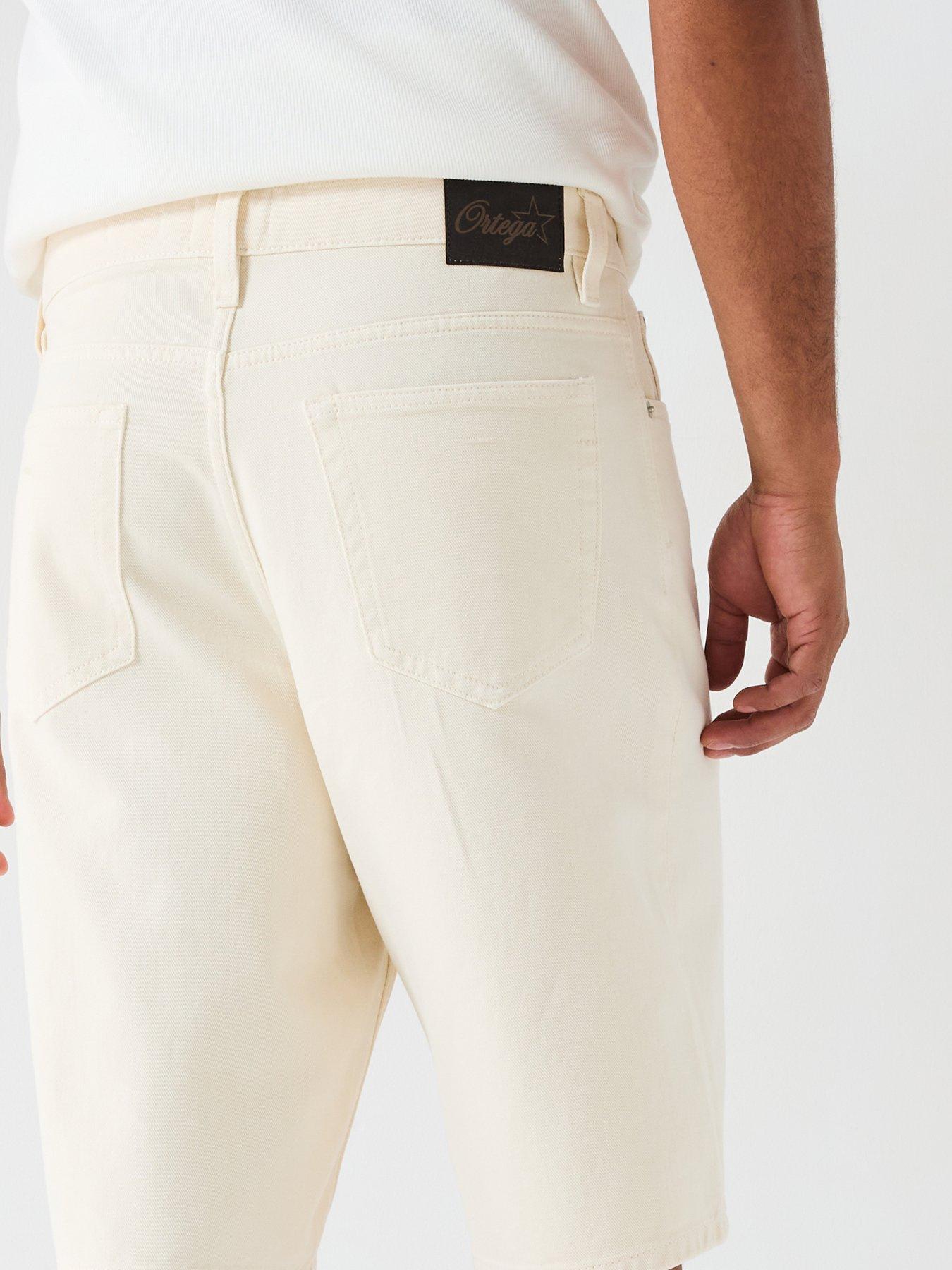 river-island-jacksonville-denim-shorts-creamoutfit