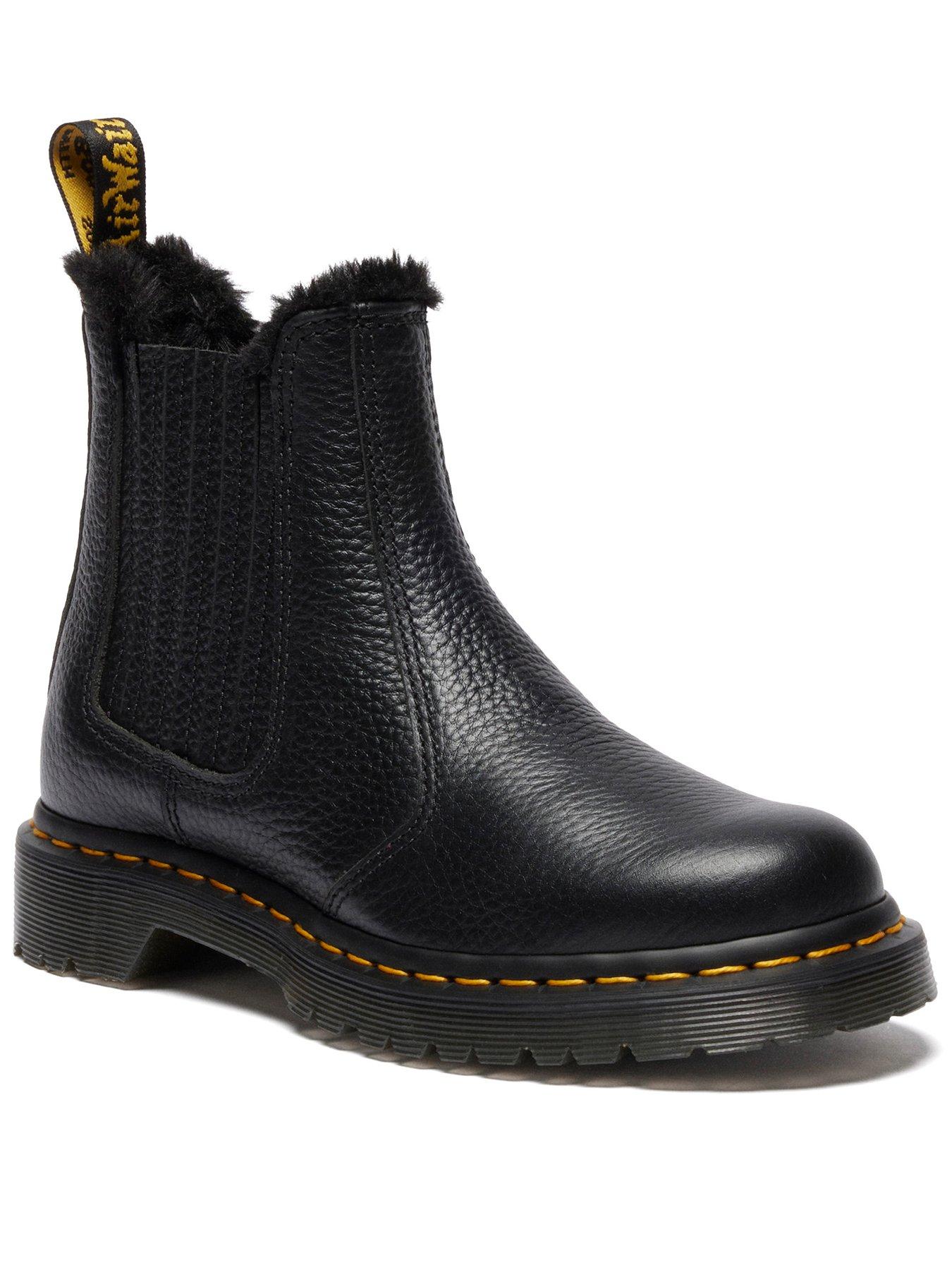 Dr Martens 2976 Leonore II Chelsea Boot Milled Nappa - Black