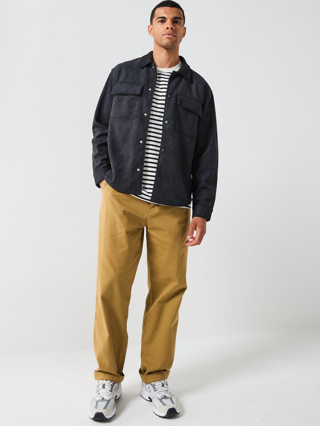 only-sons-suede-shacket-blackback