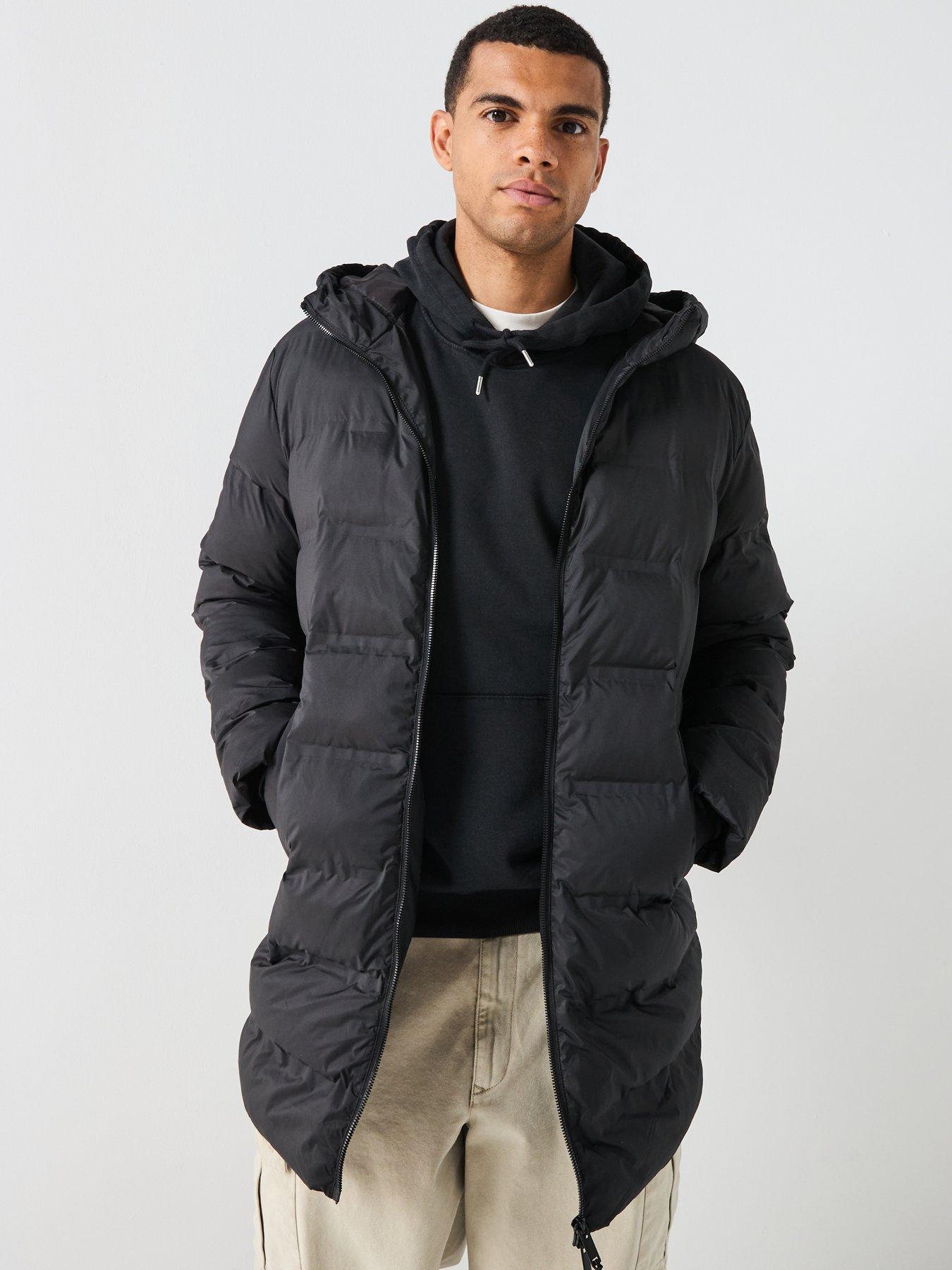 ONLY & SONS Union Midlength Padded Coat - Black