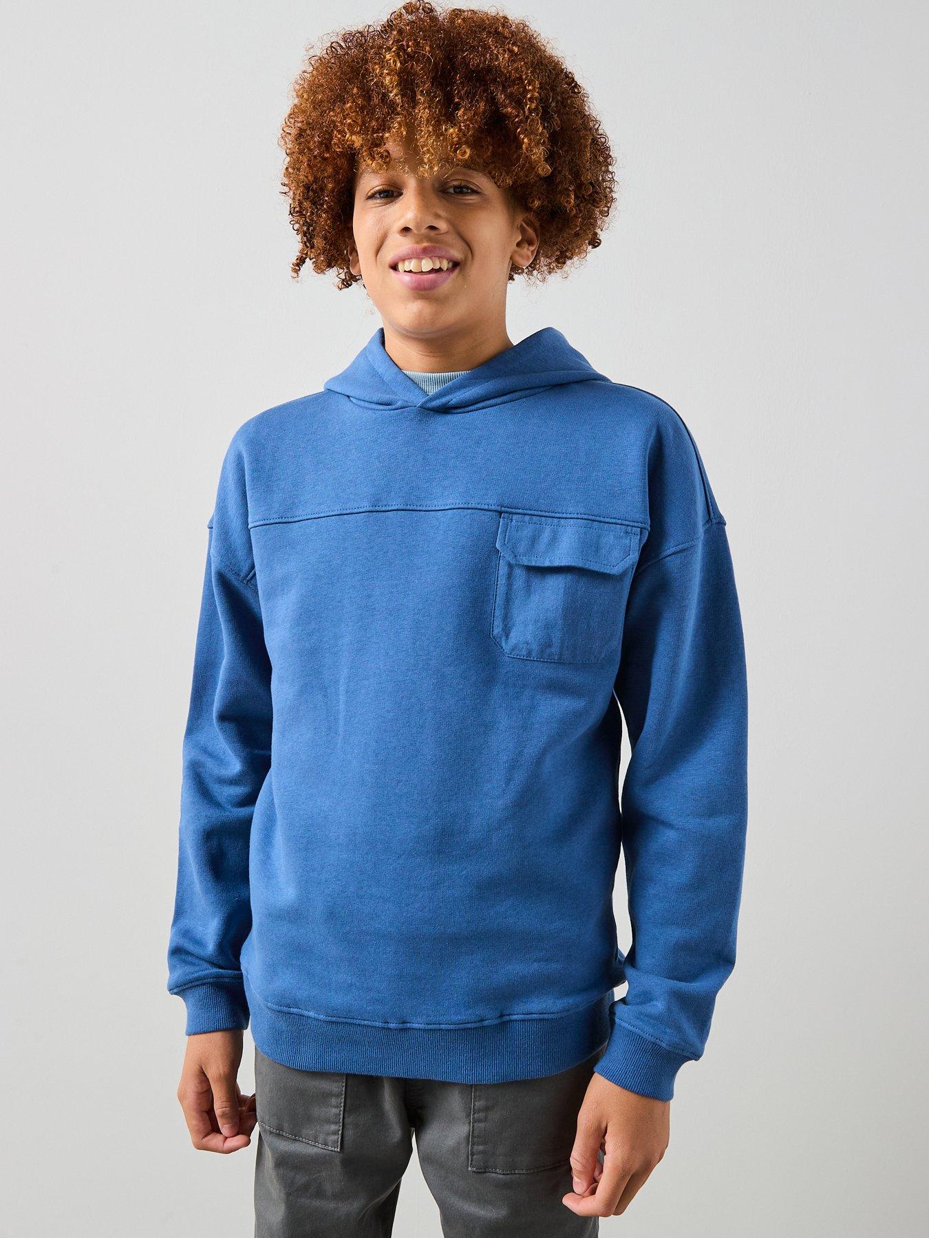 the-very-collection-contrast-pocket-dropped-shoulder-hoodie-blue