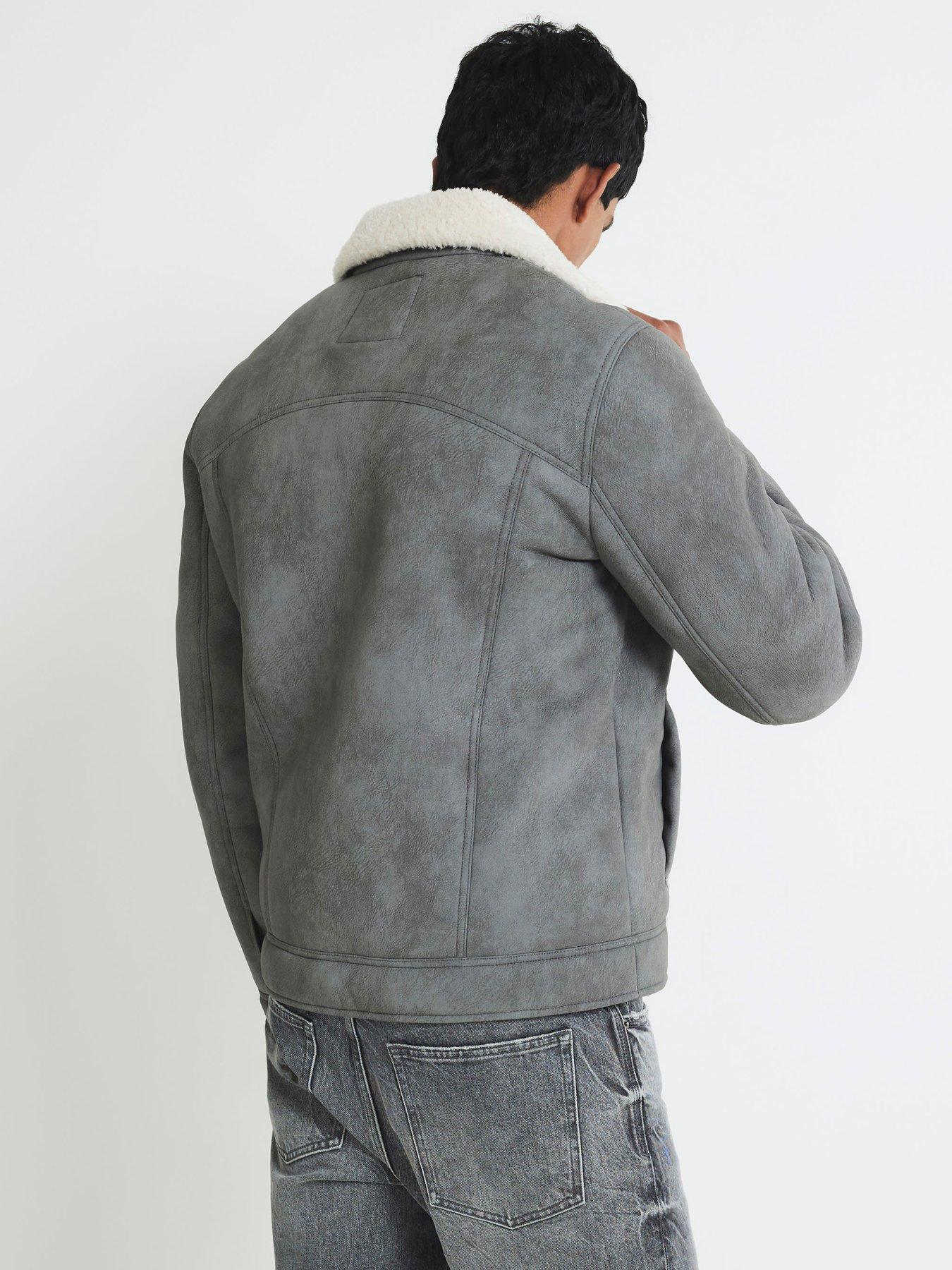 river-island-nubuck-shearling-western-style-jacket-greystillFront