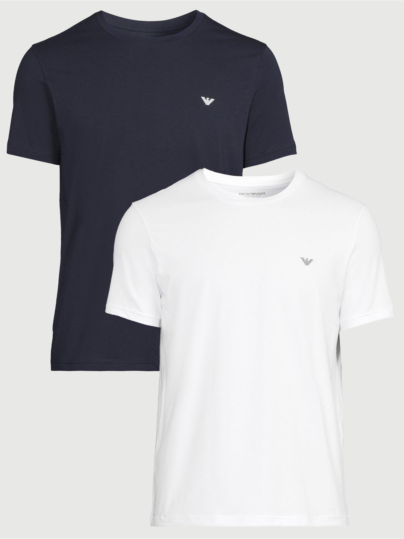 Emporio Armani Bodywear 2 Pack Endurance Crew Neck T-Shirts - Multi