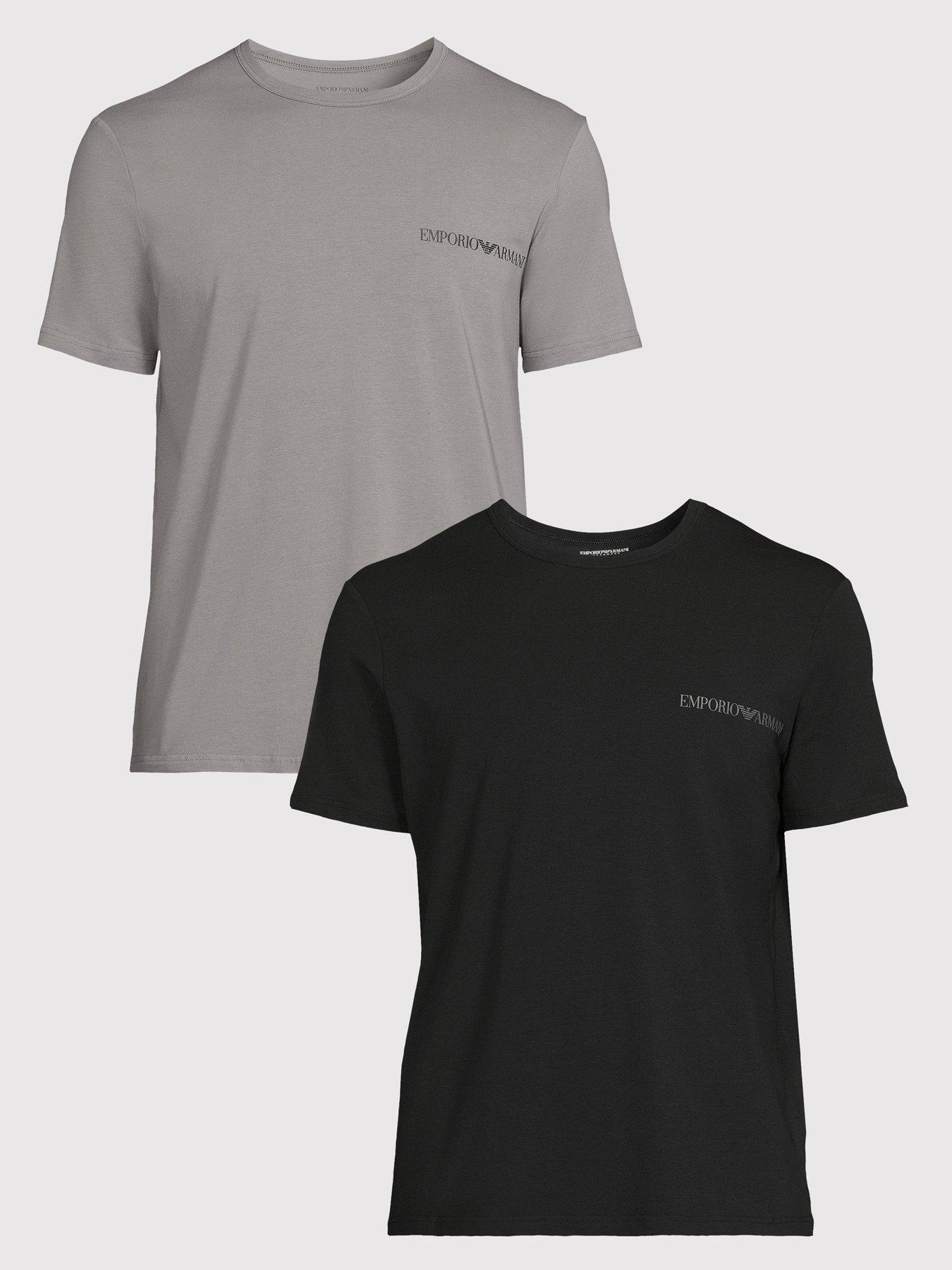 Emporio Armani Bodywear 2 Pack Crew Neck T-Shirts - Multi