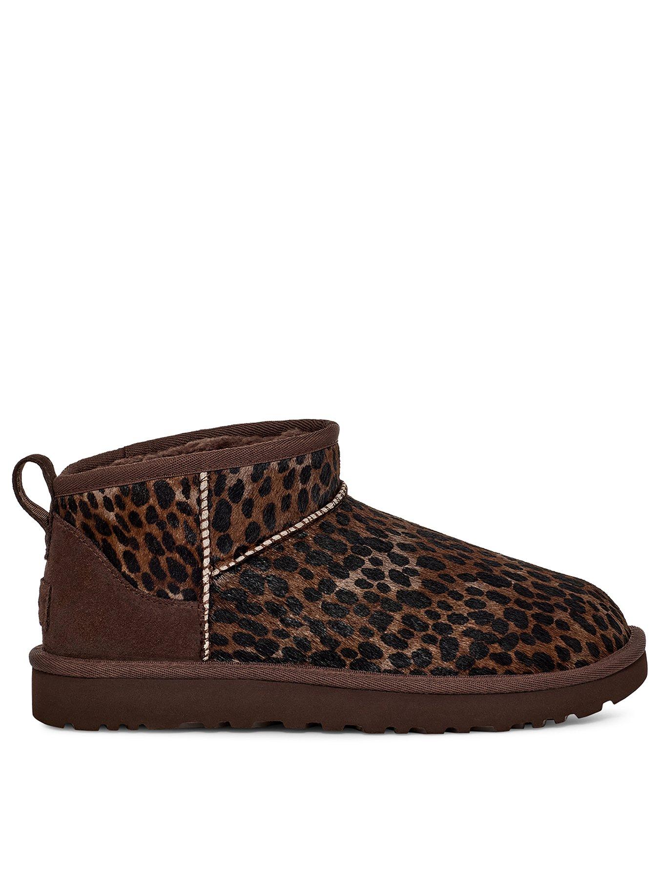 UGG Classic Ultra Mini Caspian Boots - Animal Print