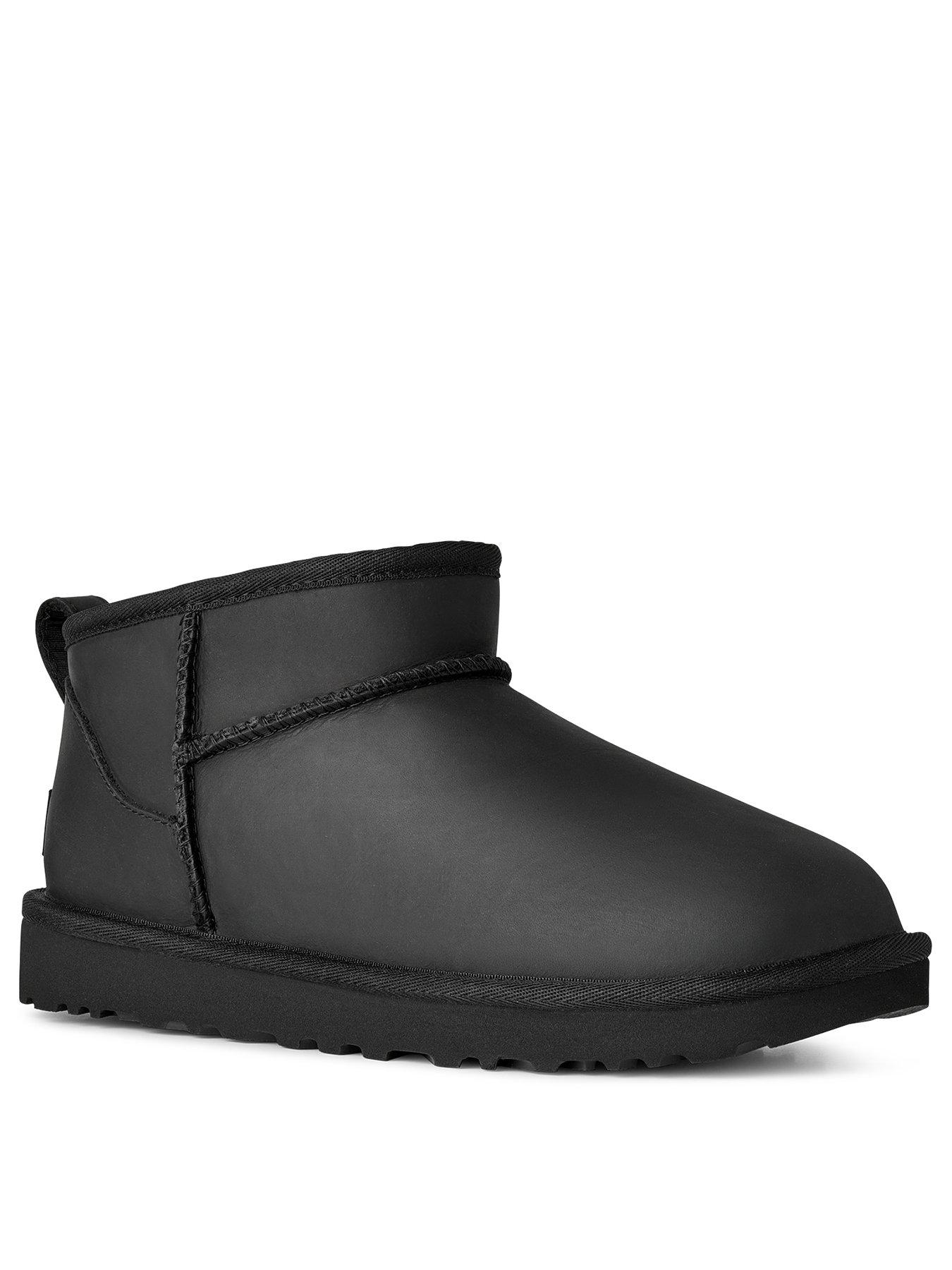 ugg-classic-ultra-mini-lthr-boots-blackstillFront