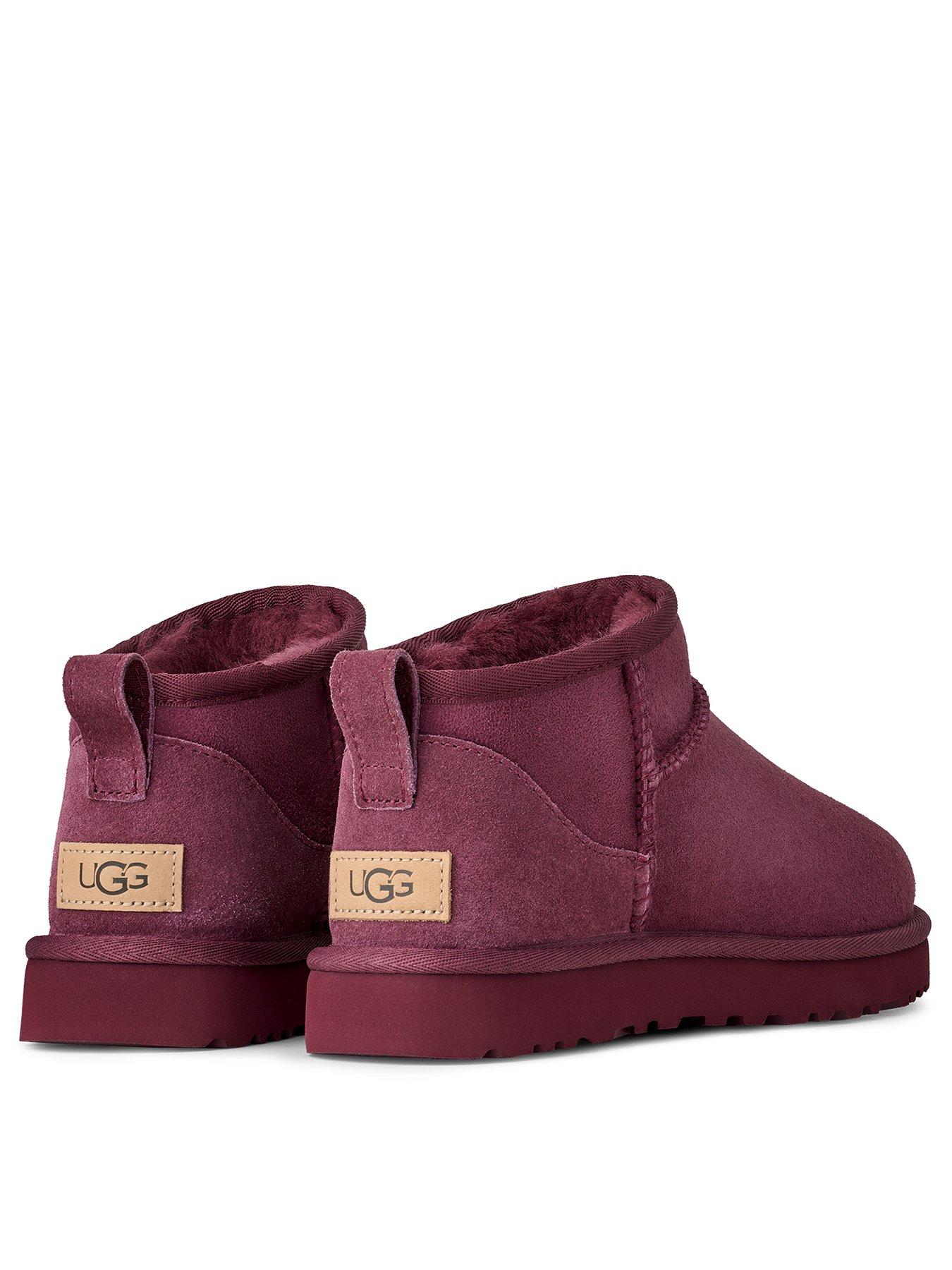 Image 3 of 5 of UGG Classic Ultra Mini Boots - Burnt Magenta