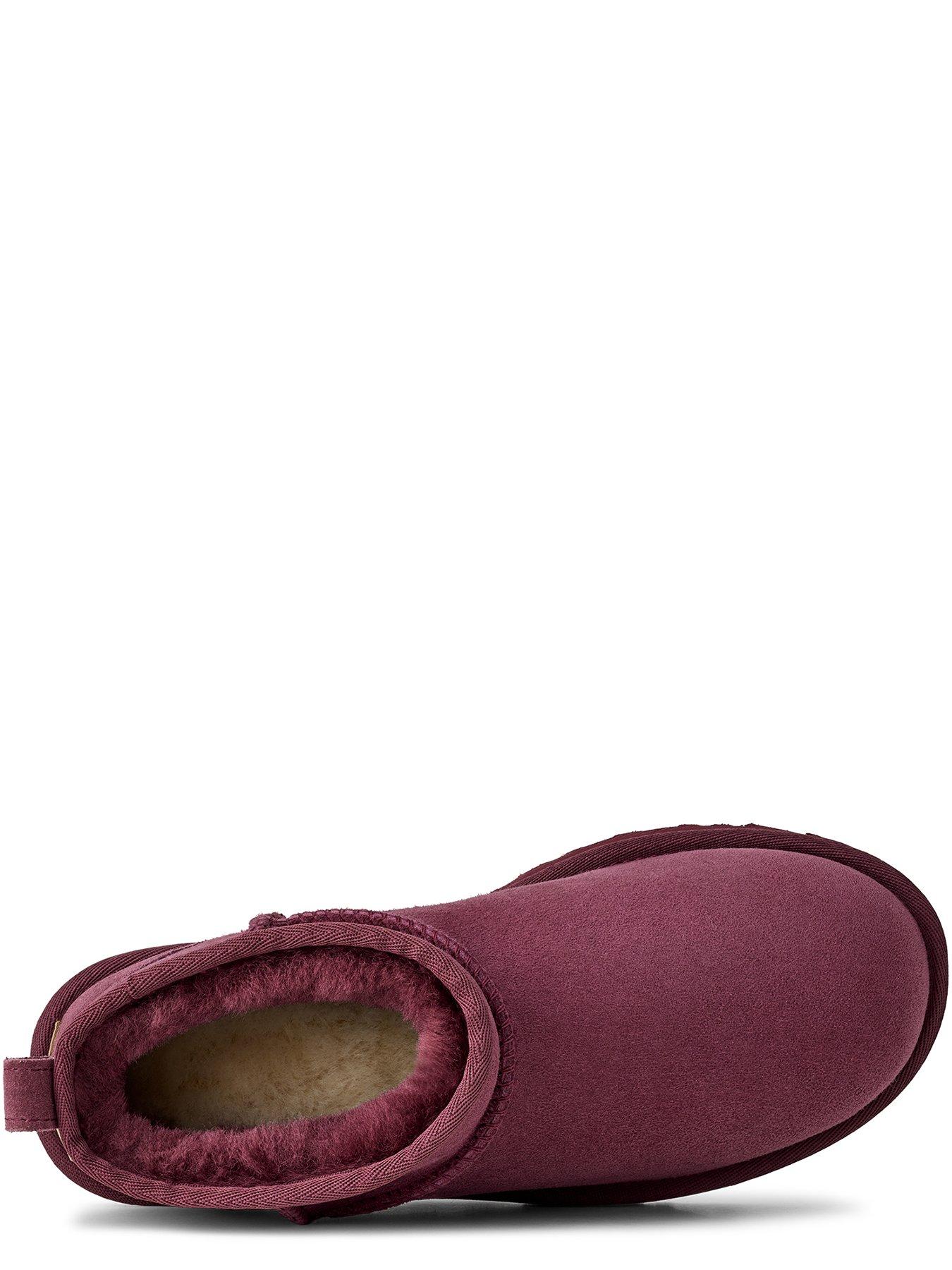 Image 4 of 5 of UGG Classic Ultra Mini Boots - Burnt Magenta
