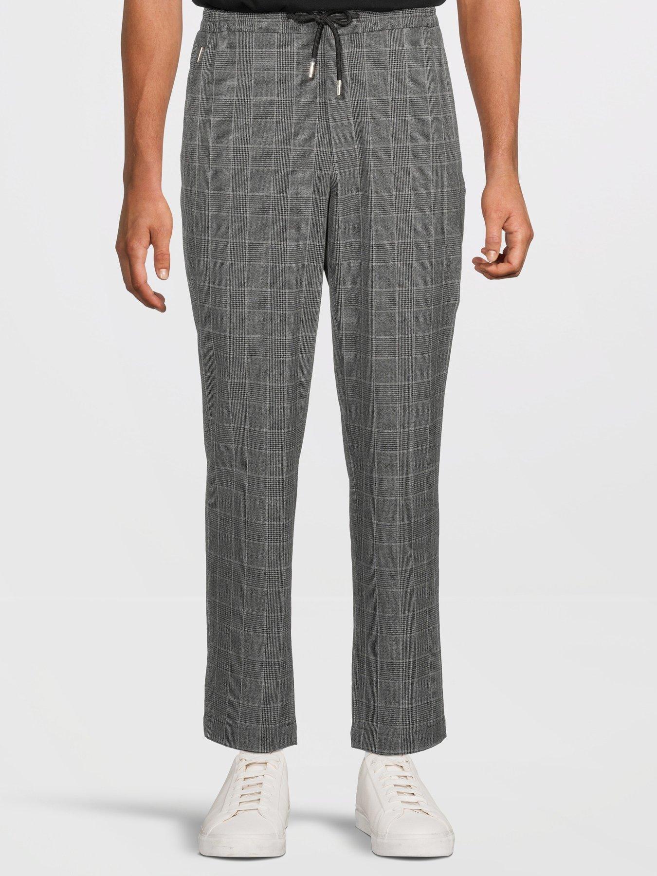 River Island Smart Joggers - Dark Grey