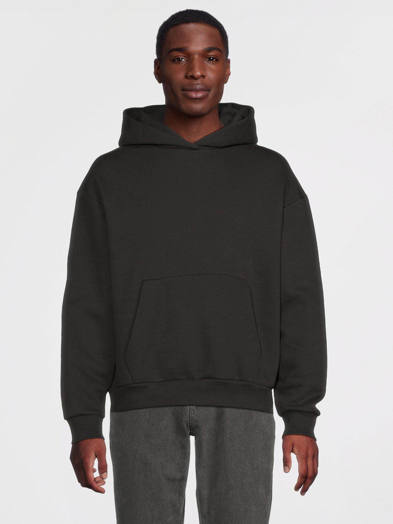 river-island-essentials-regular-fit-hoodie-blackfront