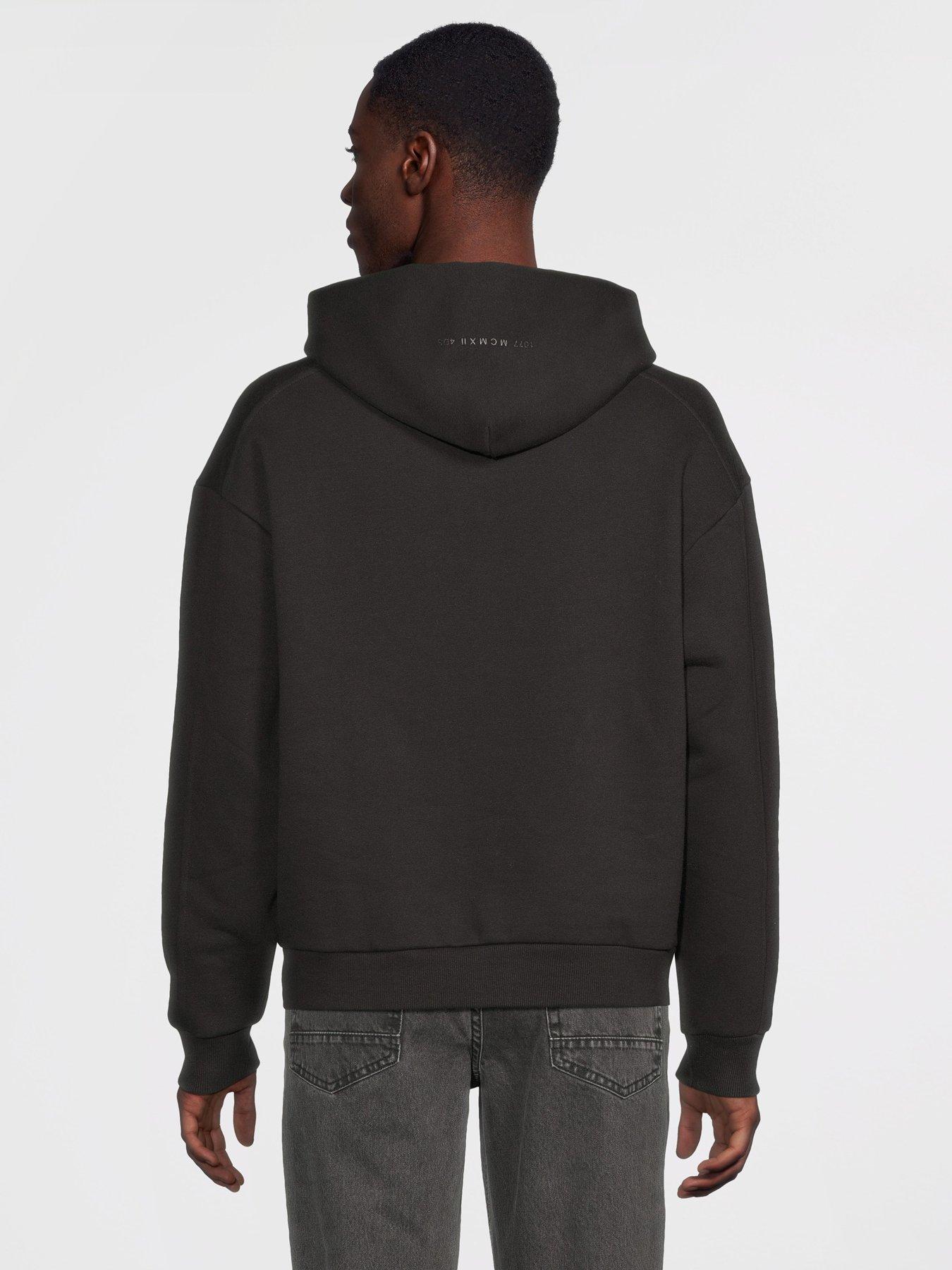 river-island-essentials-regular-fit-hoodie-blackstillFront