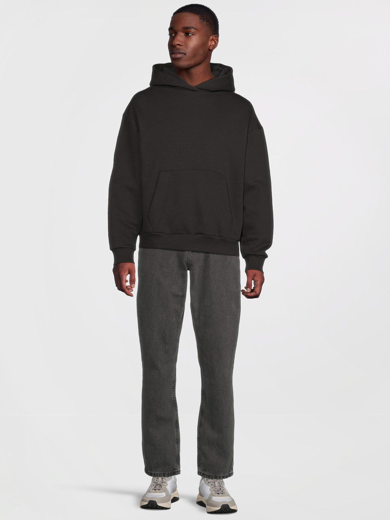 river-island-essentials-regular-fit-hoodie-blackback
