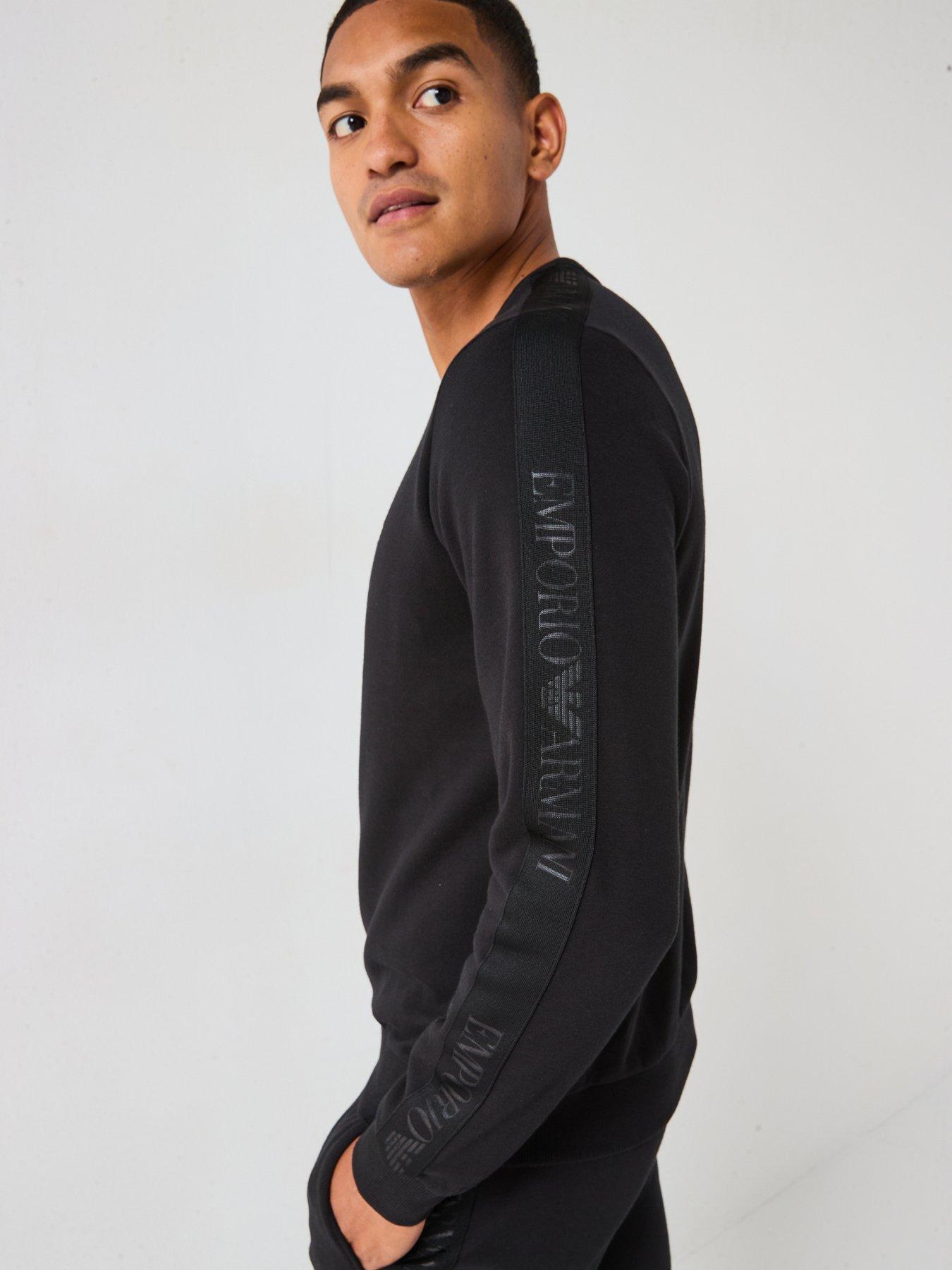 emporio-armani-bodywear-basic-terry-tape-lounge-set-blackoutfit