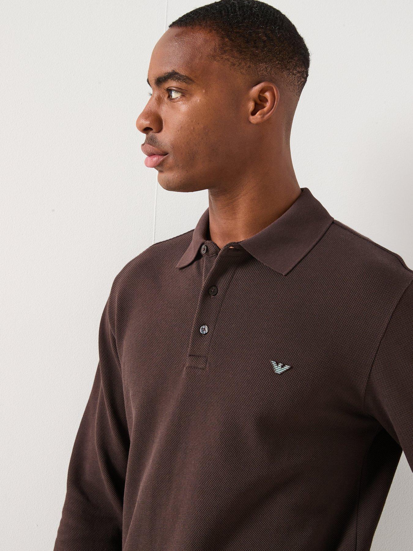 emporio-armani-bodywear-iconic-piquet-polo-shirt-dark-browndetail