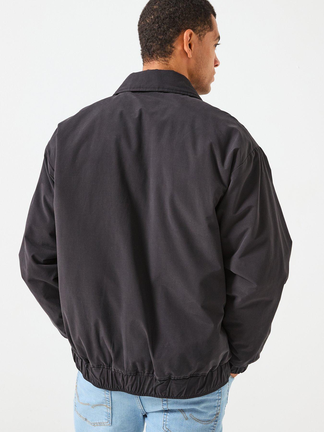 only-sons-bratt-life-padded-coach-jacket-blackstillFront