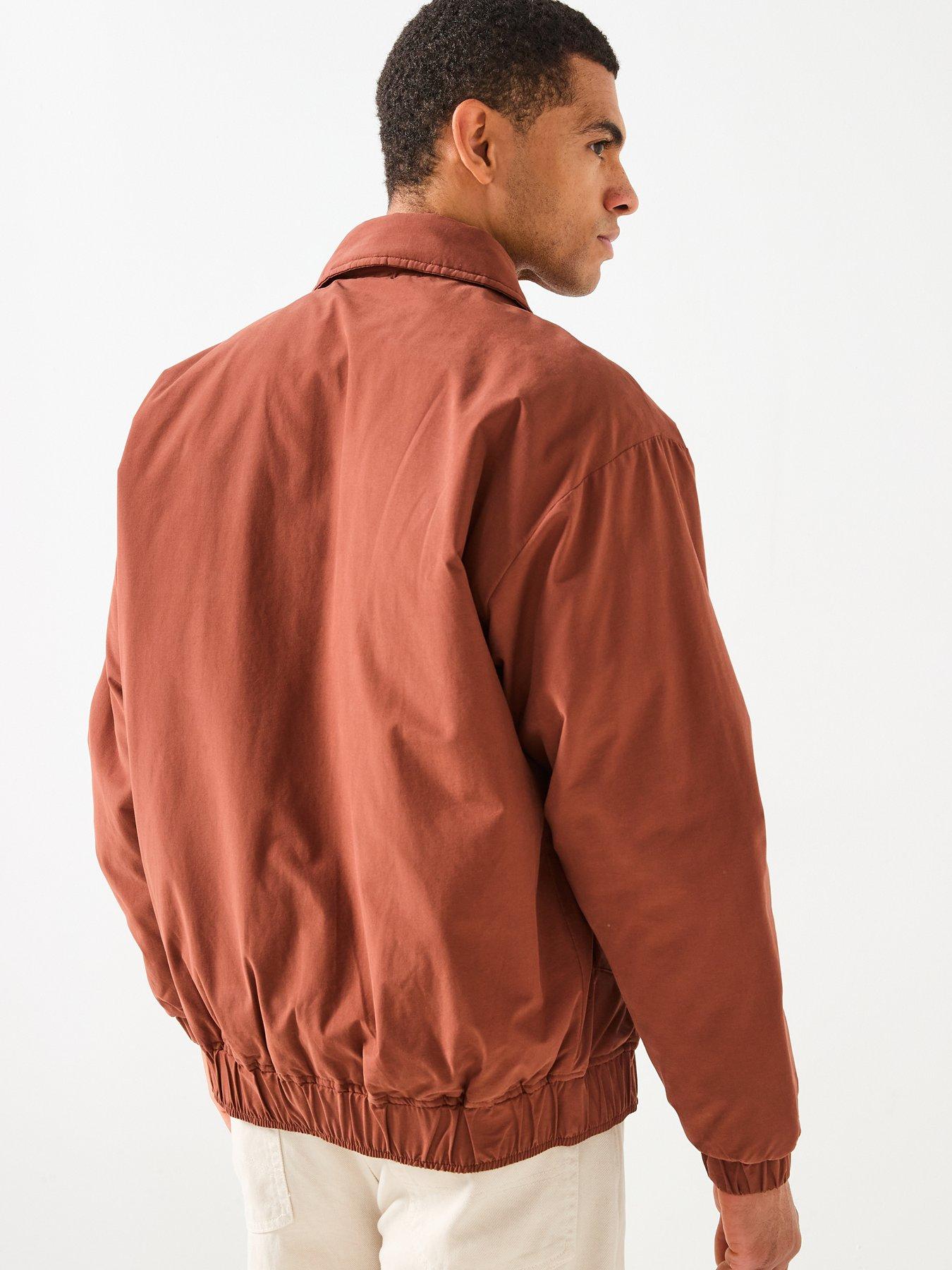 only-sons-bratt-life-padded-coach-jacket-brownstillFront