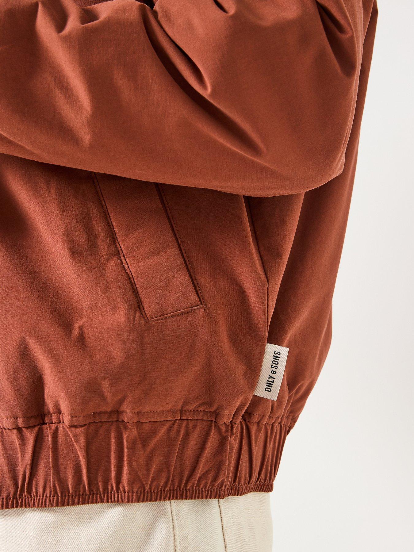 only-sons-bratt-life-padded-coach-jacket-brownoutfit