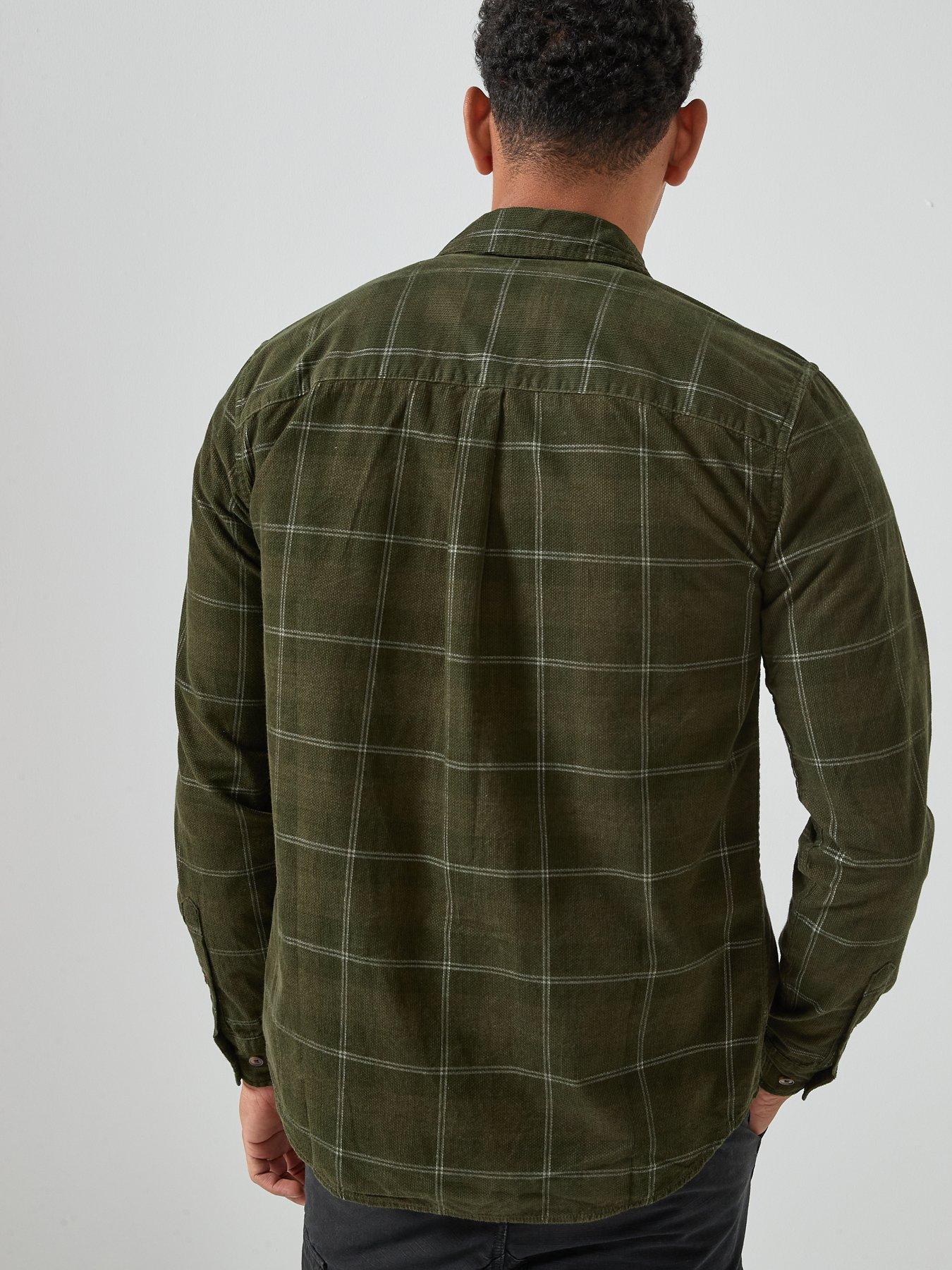 only-sons-william-long-sleeve-cord-shirt-khakistillFront