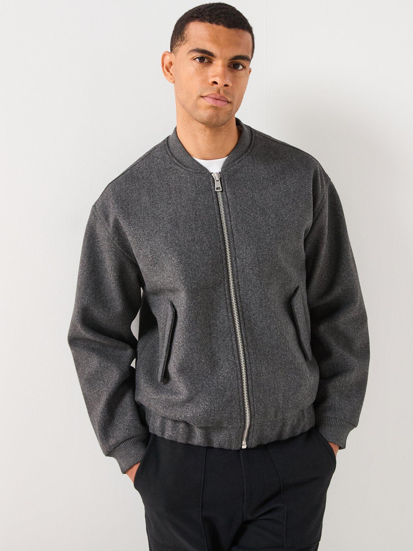 only-sons-bomber-jacket-dark-greyfront