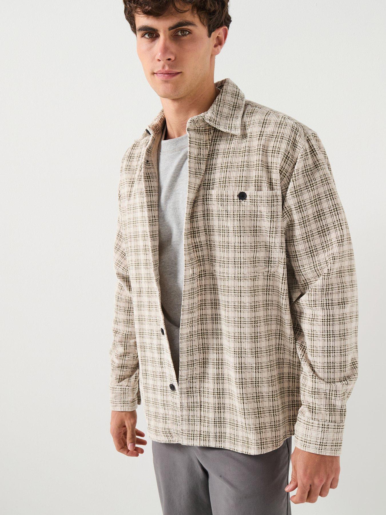 ONLY & SONS Waleed Corduroy Overshirt - Khaki