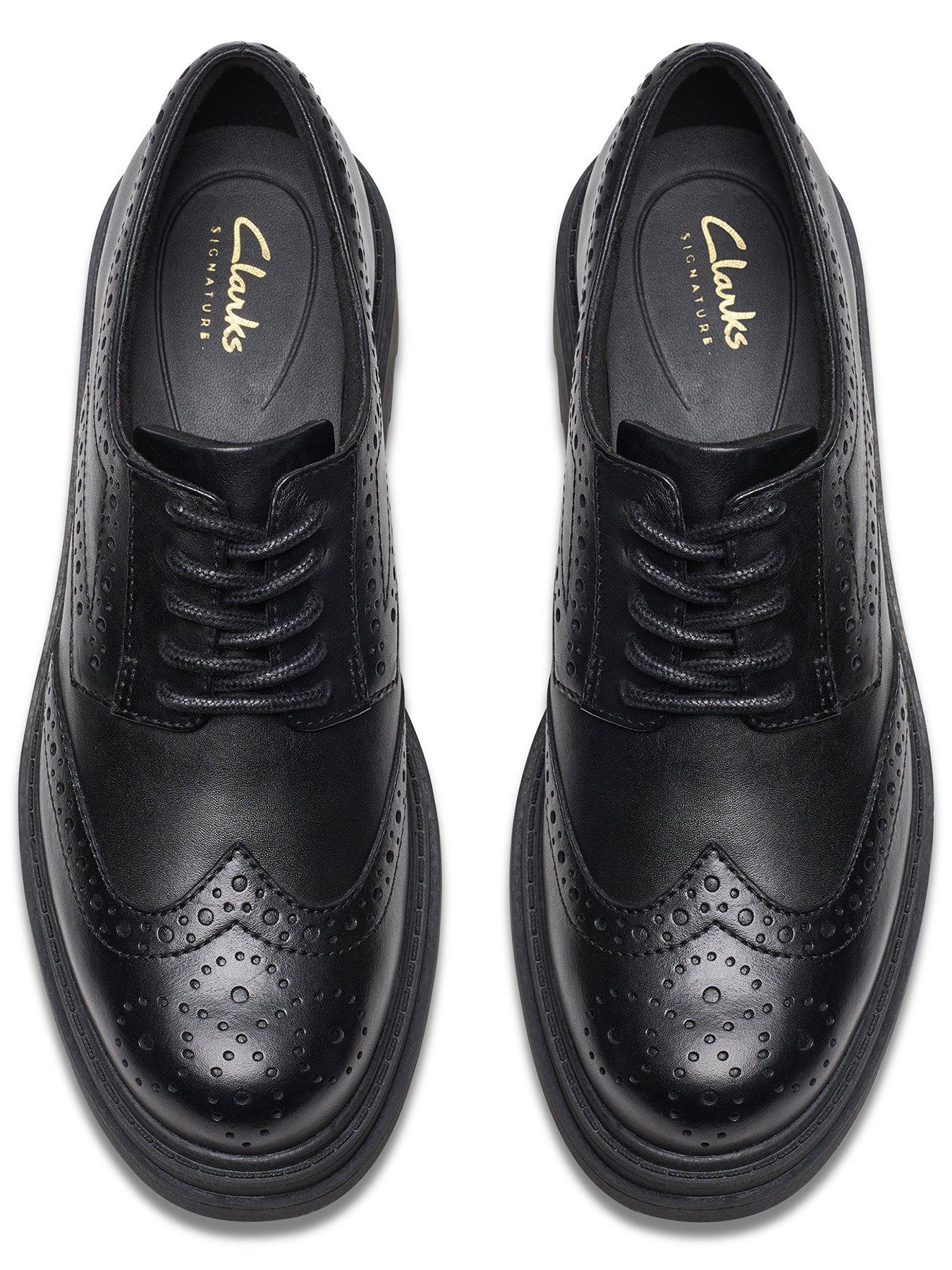 Image 4 of 6 of Clarks Wide Fit Orinoco3 Derby Shoes - Black