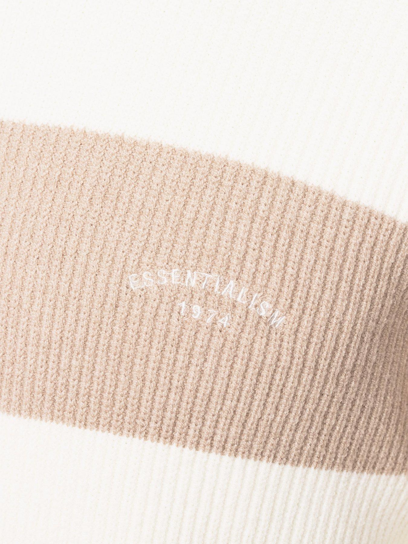 river-island-striped-rib-knitted-jumper-beigeoutfit