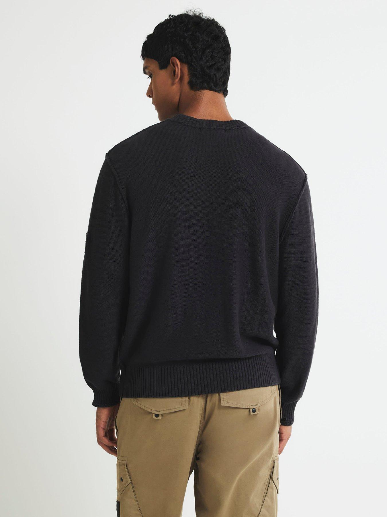 river-island-badged-knitted-jumper-blackstillFront
