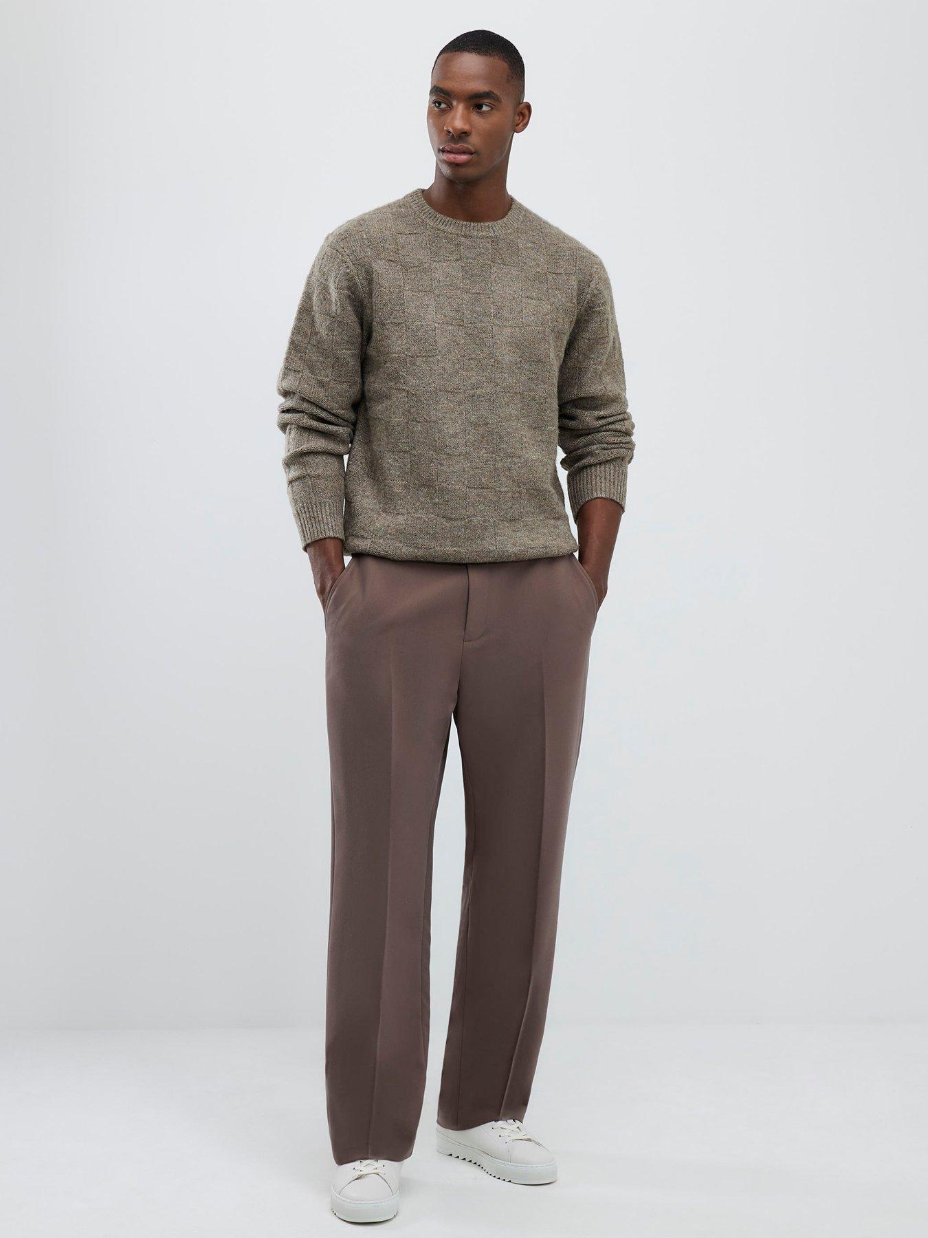 river-island-midweight-checkerboard-knitted-jumper-beigeback