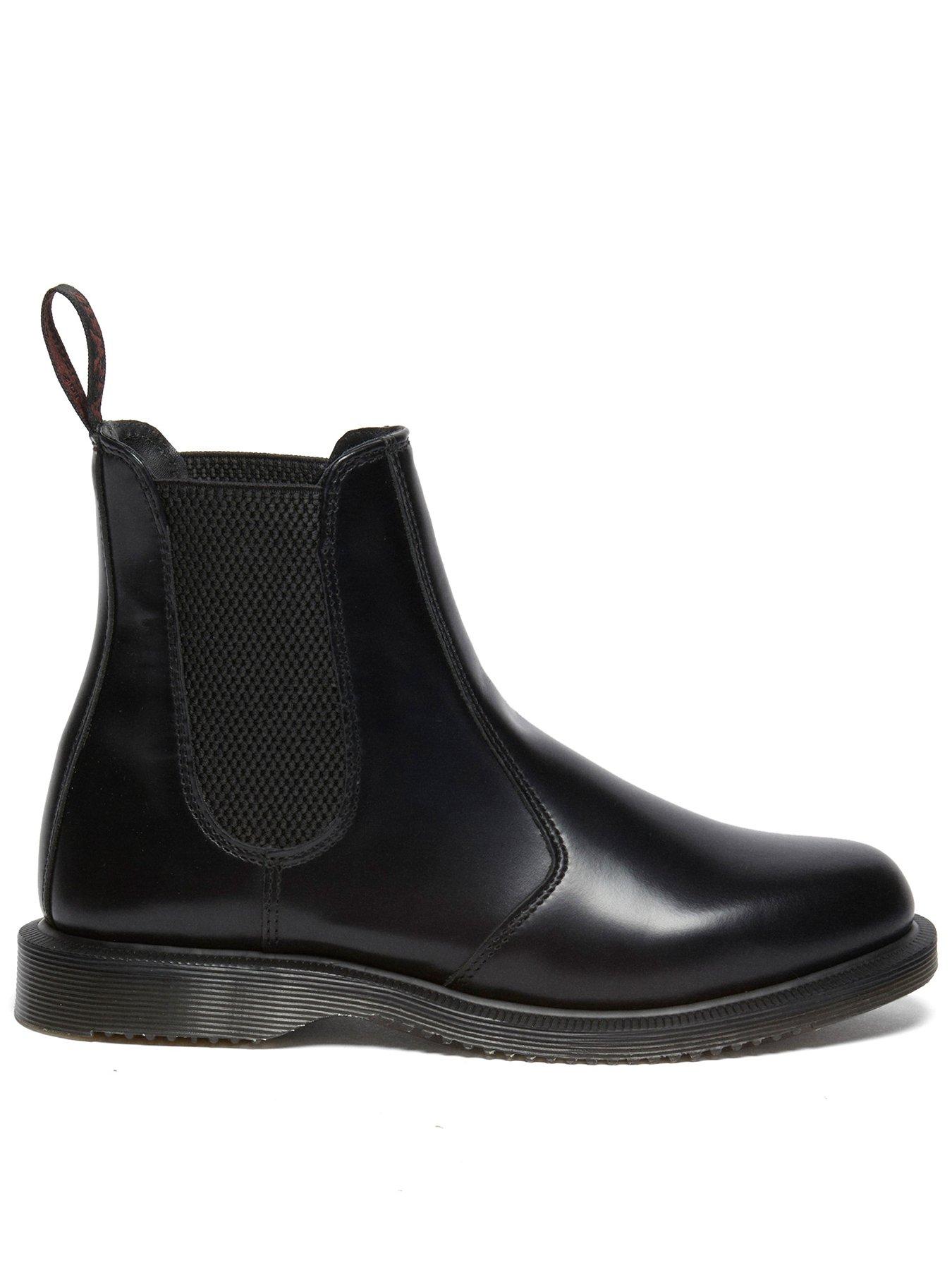 Dr Martens Flora Smooth Leather Chelsea Boots - Black