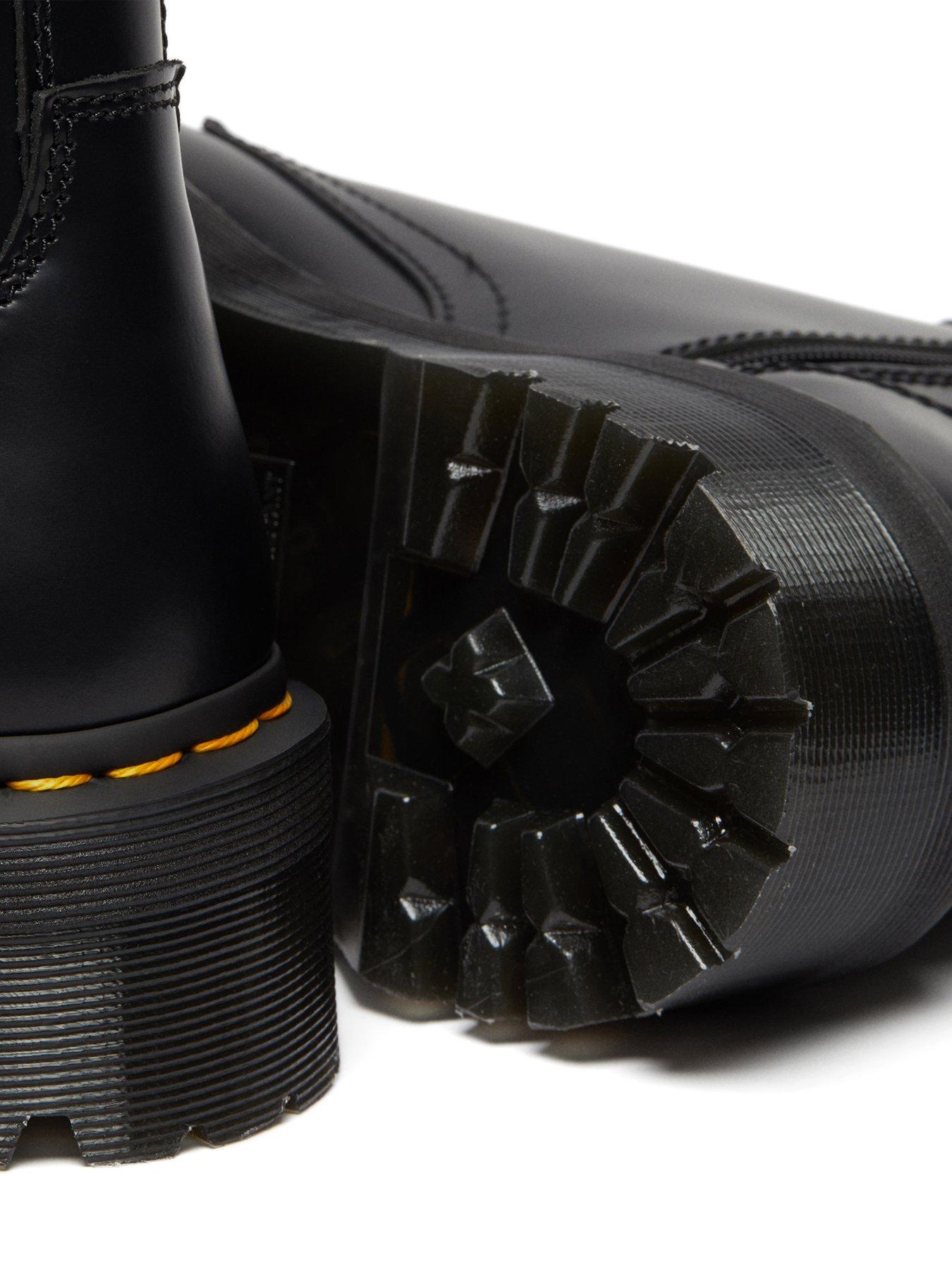 Image 7 of 7 of Dr Martens Jadon 8 Eye Boot Polished Smooth - Black