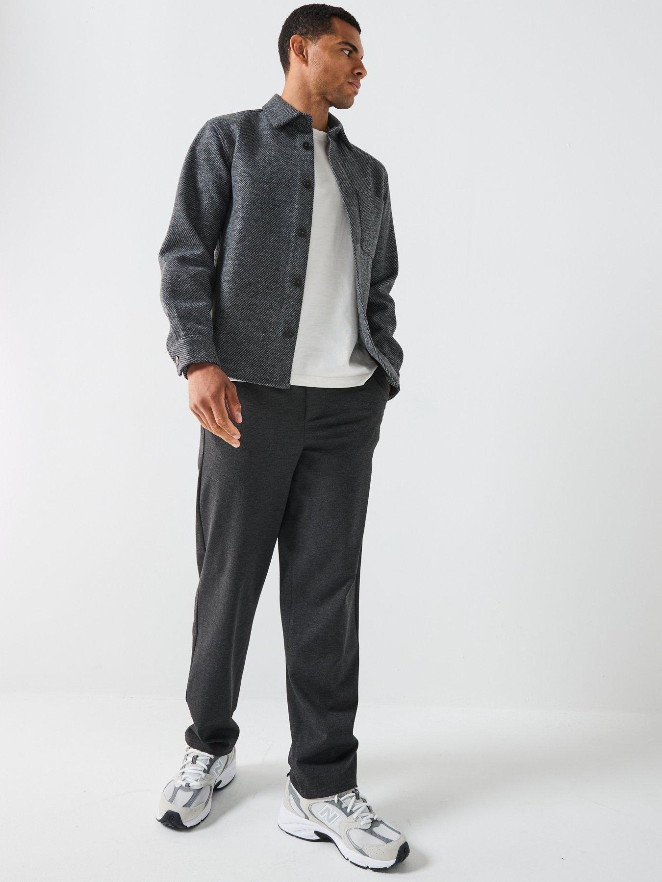 Image 3 of 6 of ONLY & SONS Micah Twill Overshirt - Grey