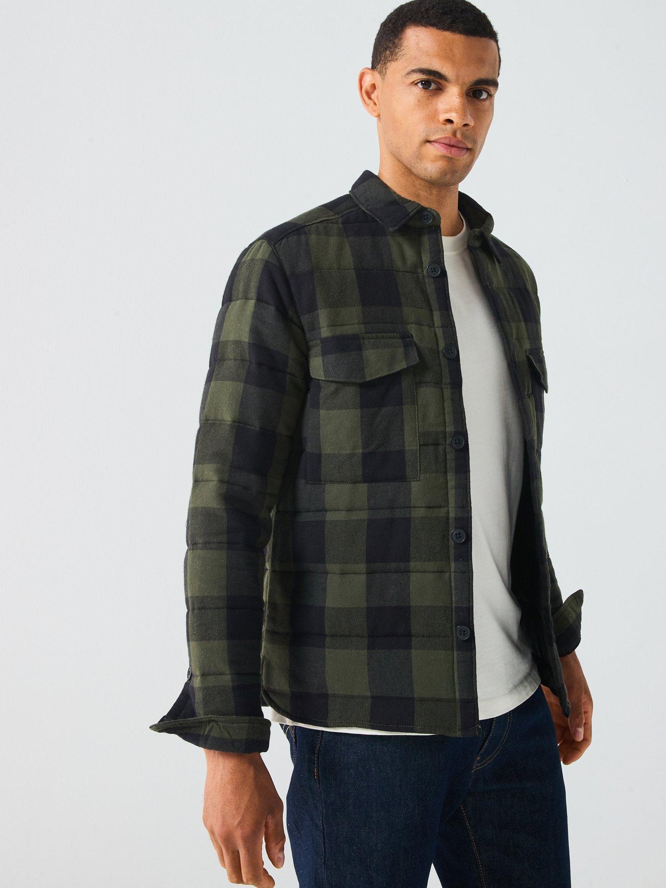 ONLY & SONS Gudmund Checked Shacket - Green