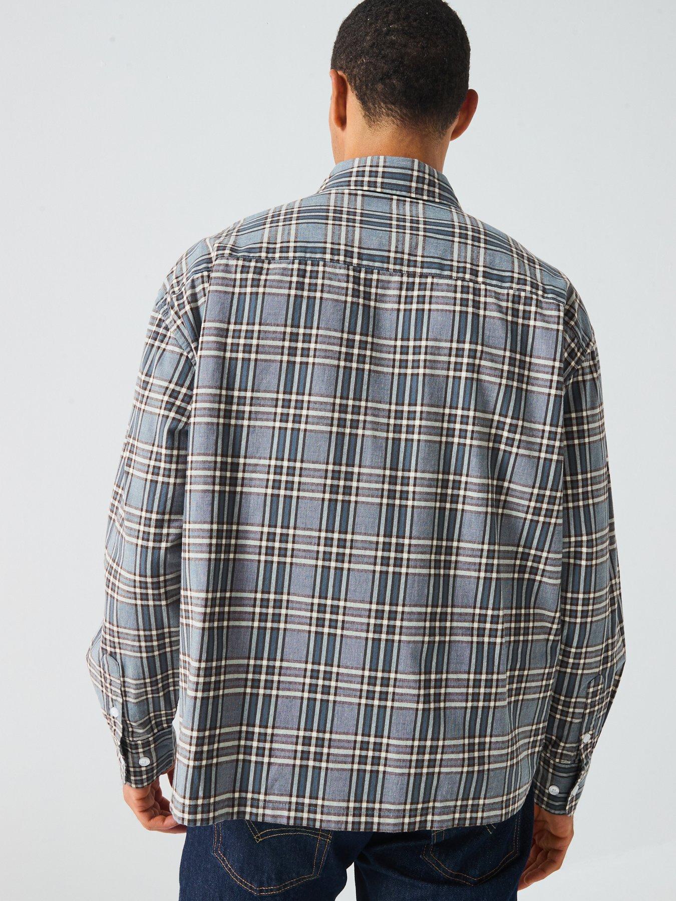 only-sons-elliot-brushed-check-shirt-greystillFront