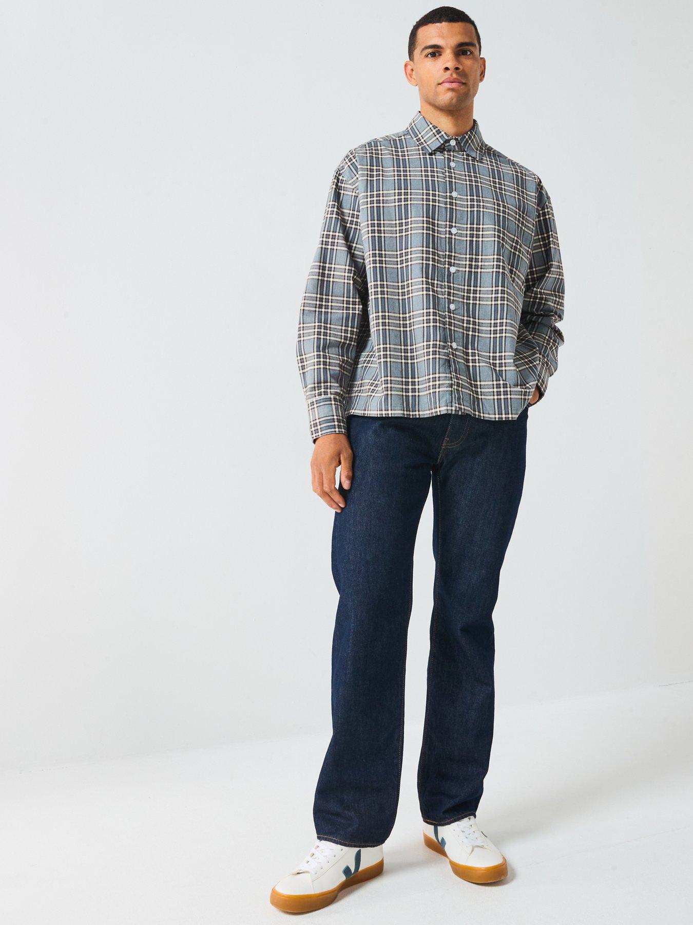 only-sons-elliot-brushed-check-shirt-greyback