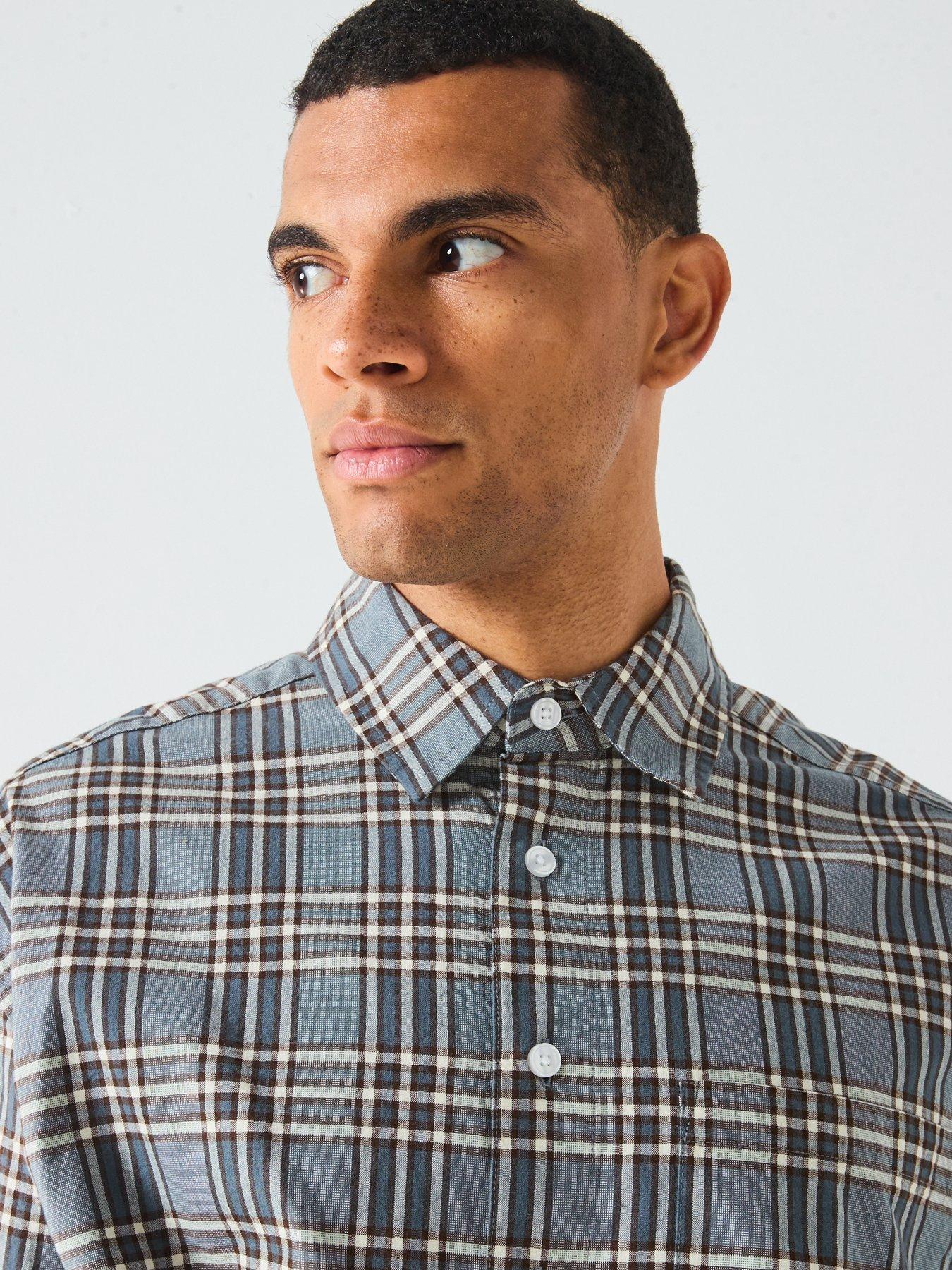 only-sons-elliot-brushed-check-shirt-greyoutfit