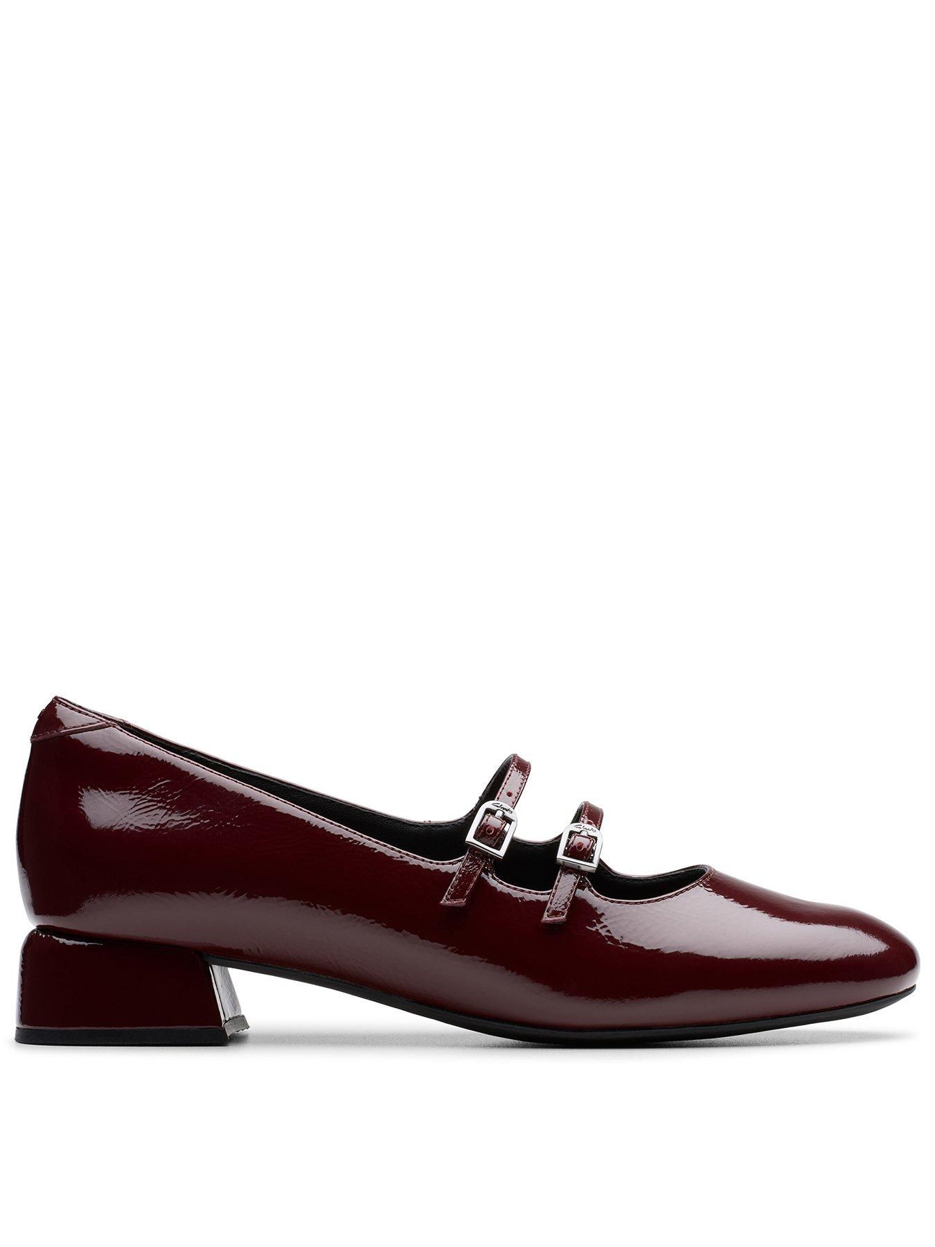 Clarks Daiss30 Shine Shoes - Red