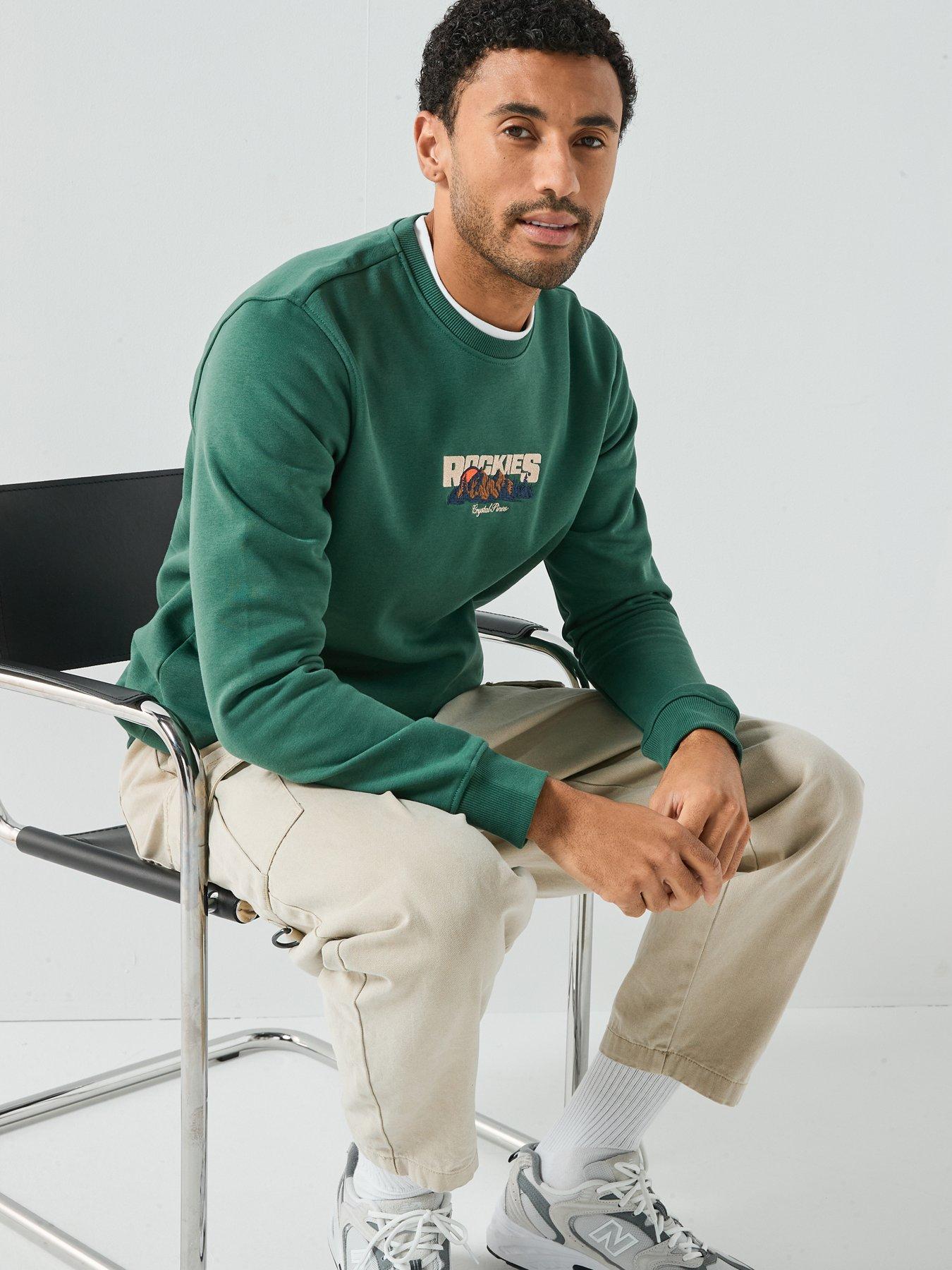 only-sons-connor-simple-life-crew-sweat-greendetail