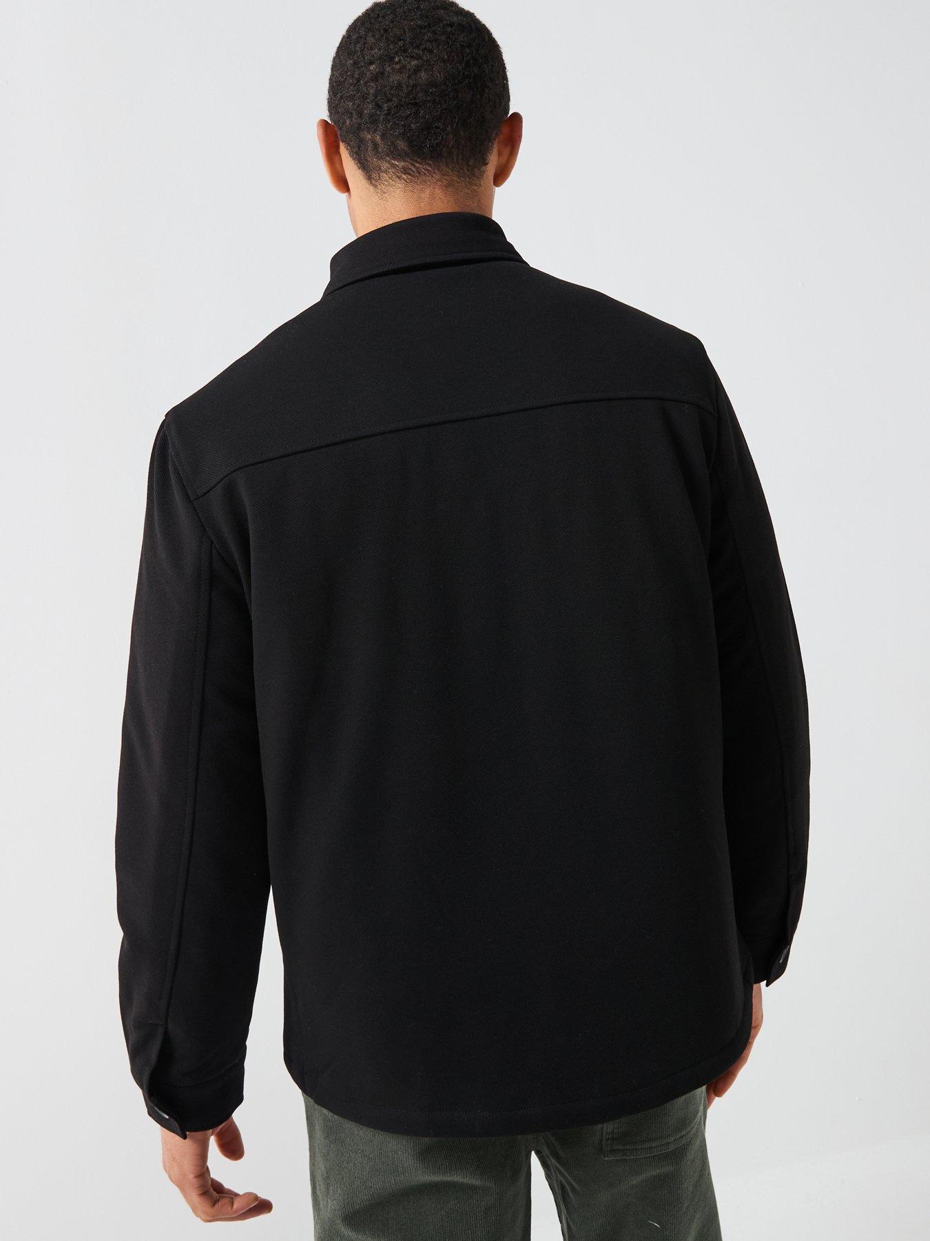 only-sons-kodyl-sweat-shacket-blackstillFront