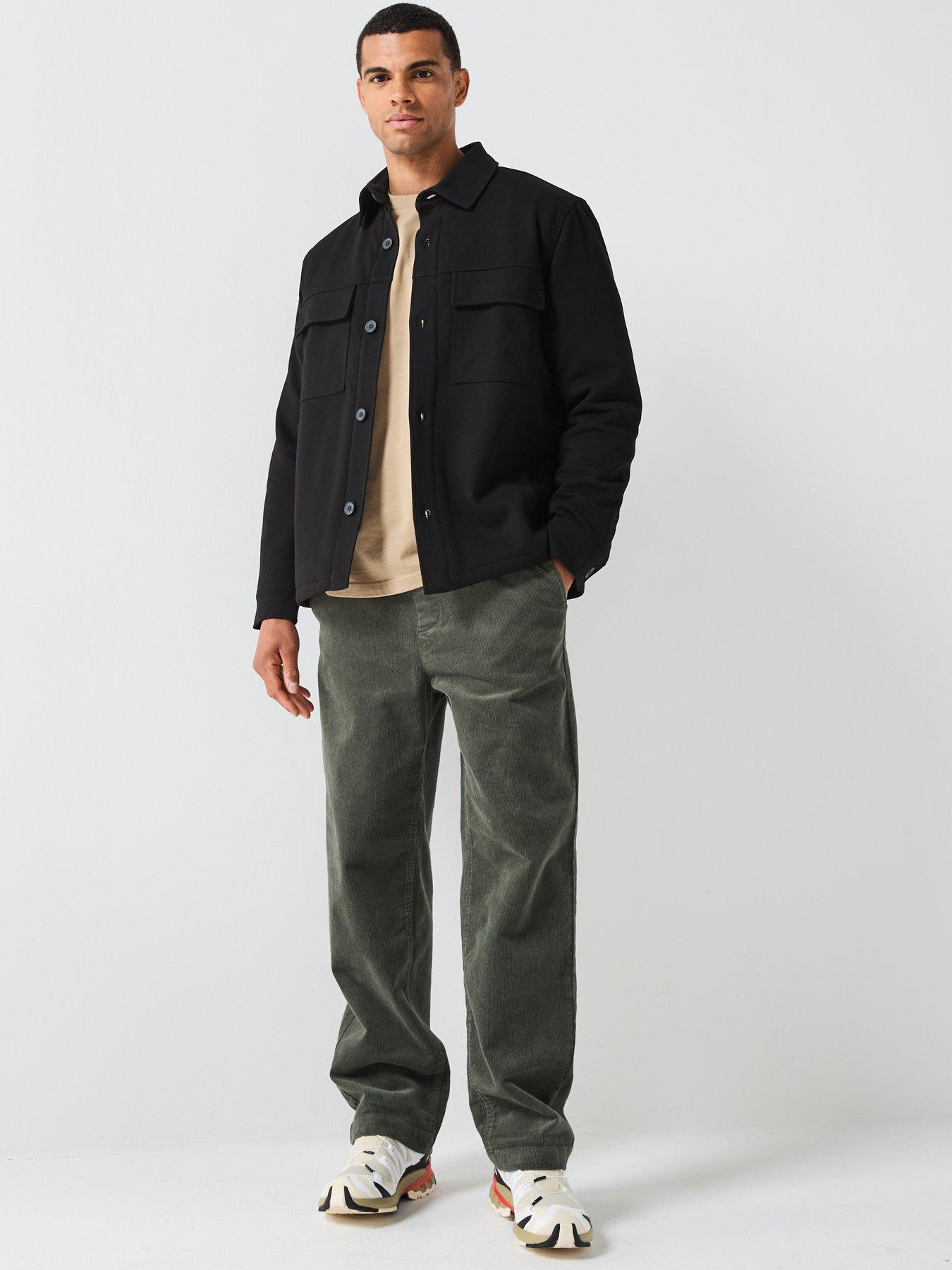 only-sons-kodyl-sweat-shacket-blackback