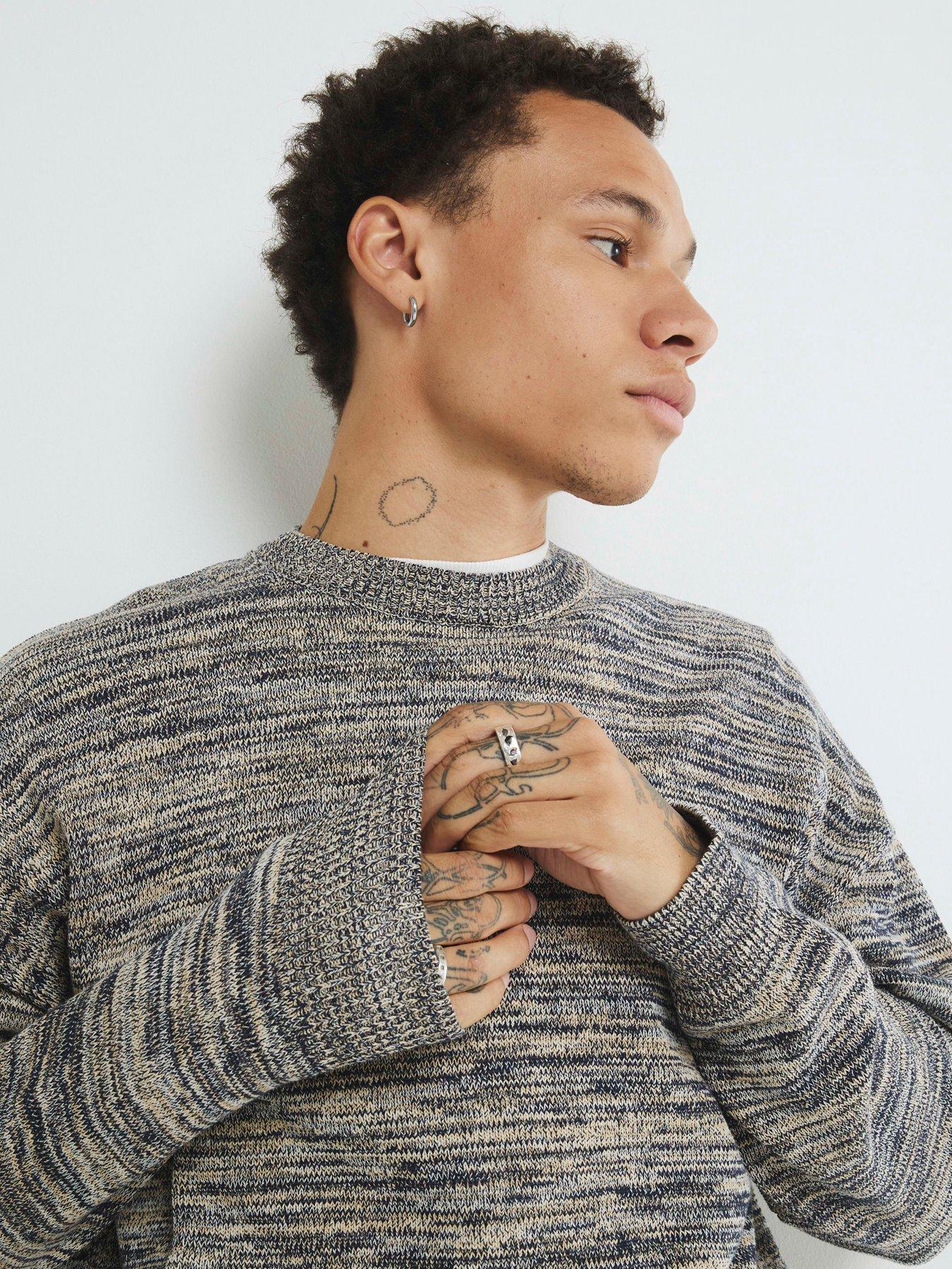 river-island-twist-crew-neck-knitted-jumper-navyoutfit
