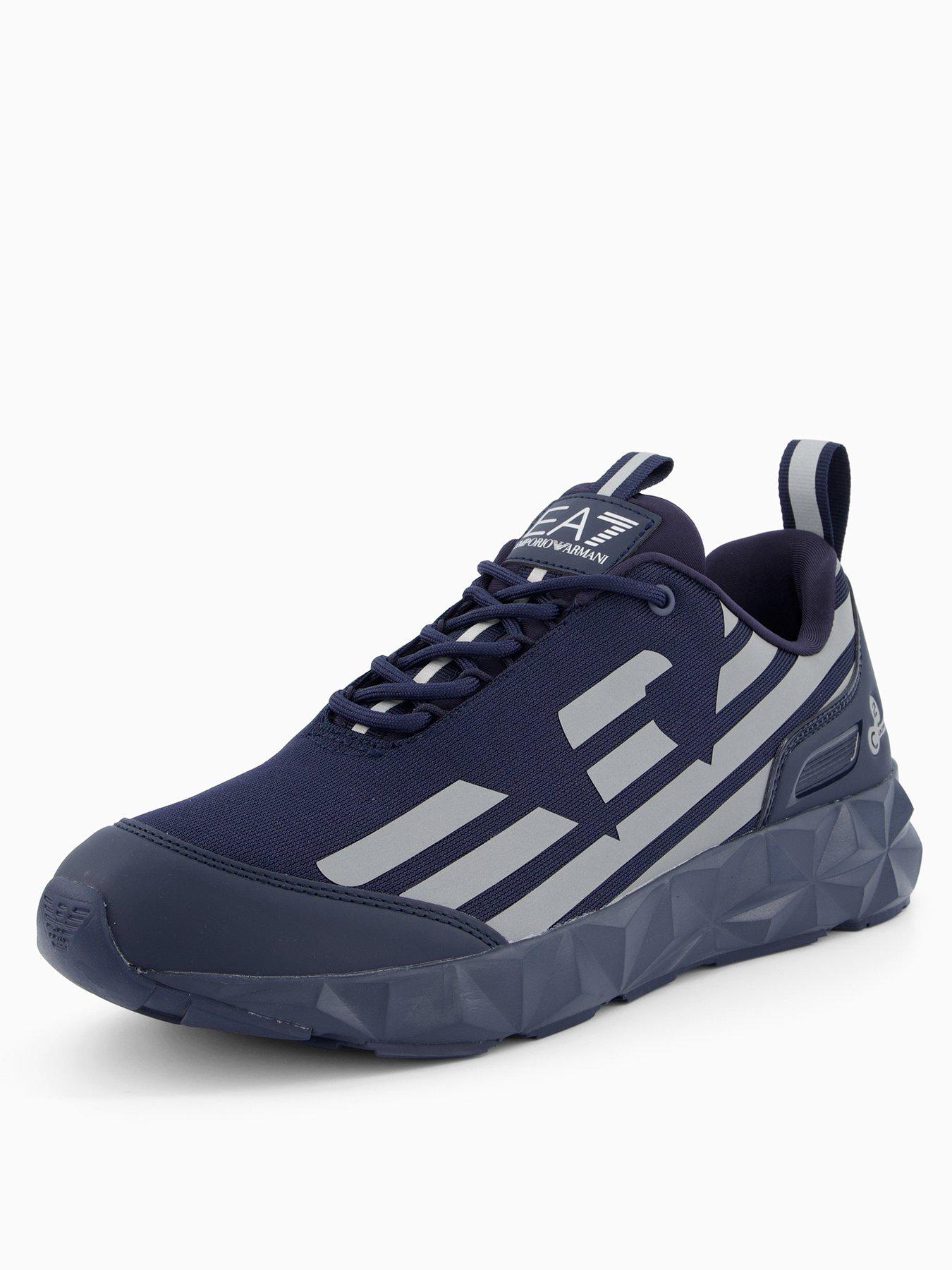 Image 2 of 7 of EA7 Emporio Armani Kombat Eagle Logo Trainers - Navy