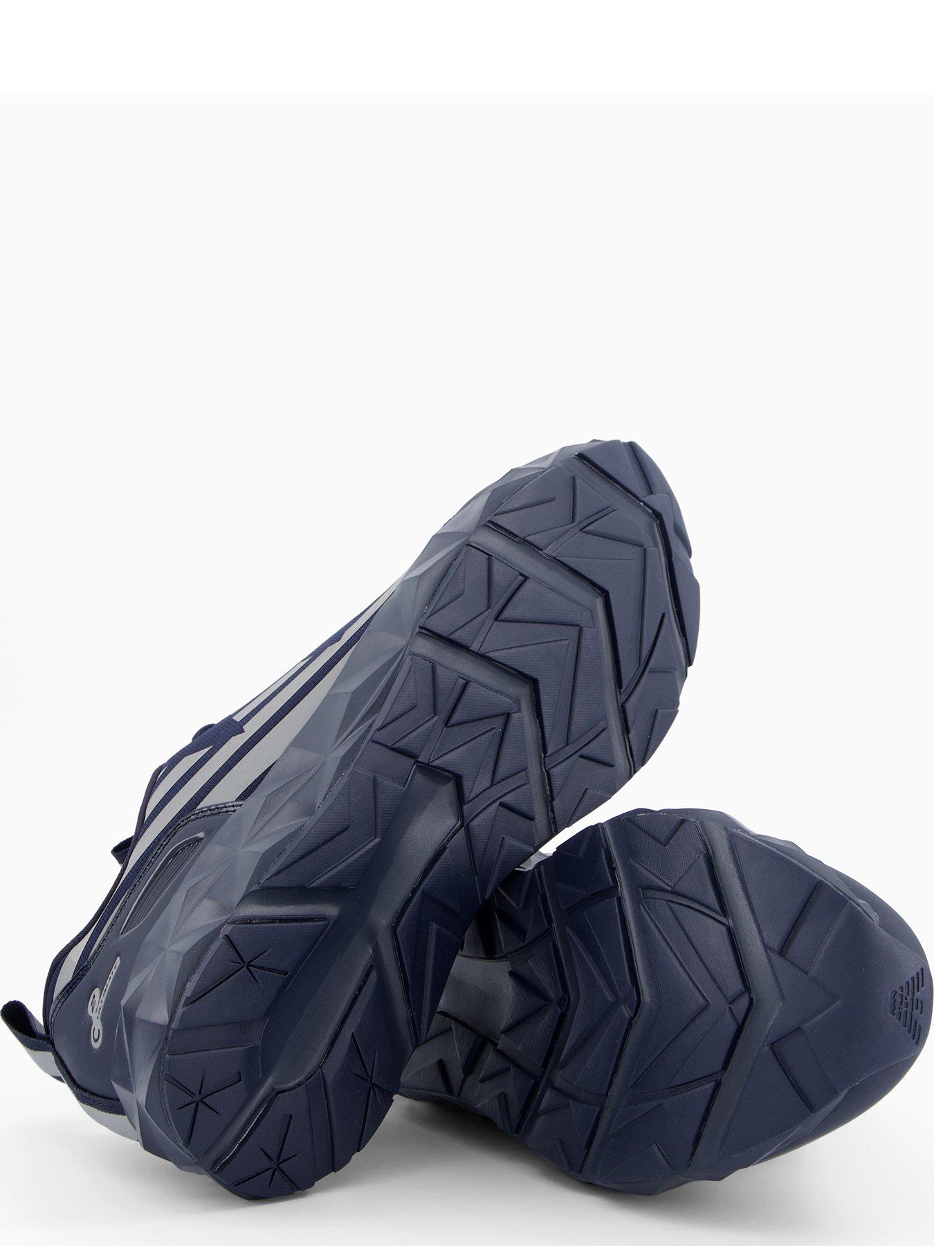 Image 4 of 7 of EA7 Emporio Armani Kombat Eagle Logo Trainers - Navy