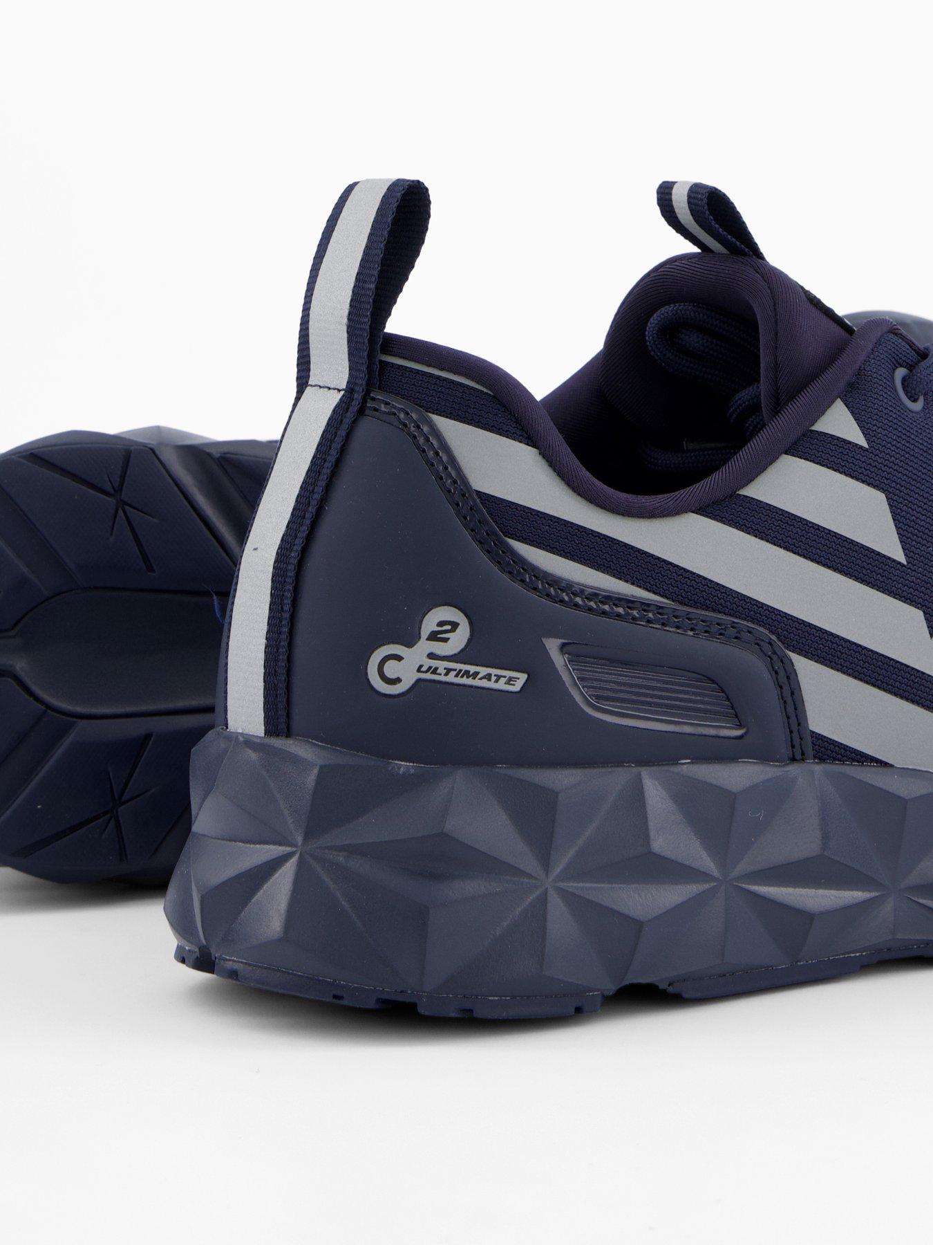 Image 6 of 7 of EA7 Emporio Armani Kombat Eagle Logo Trainers - Navy