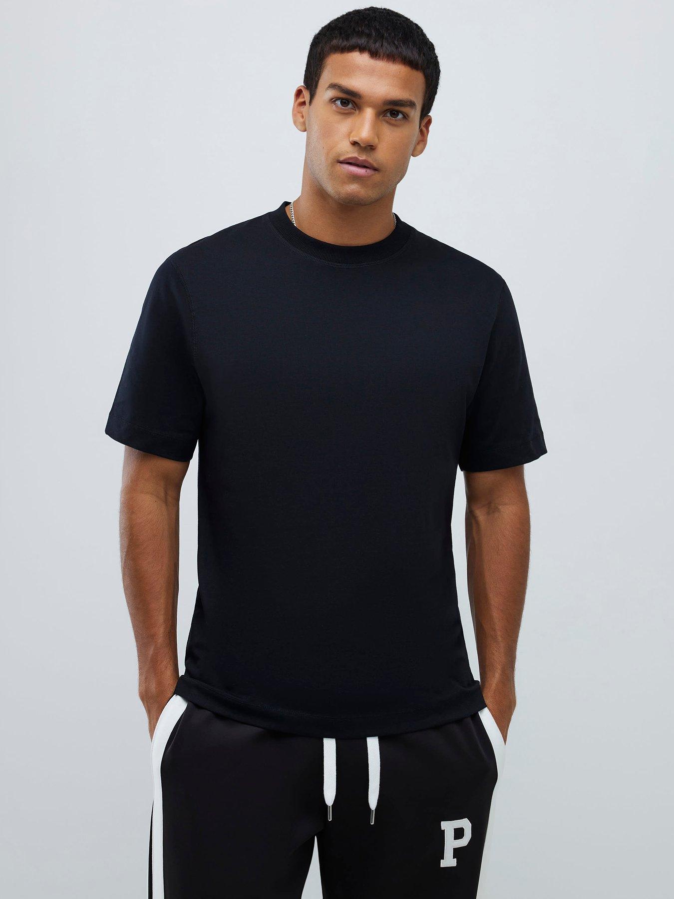 river-island-short-sleeve-regular-fit-t-shirt-blackfront