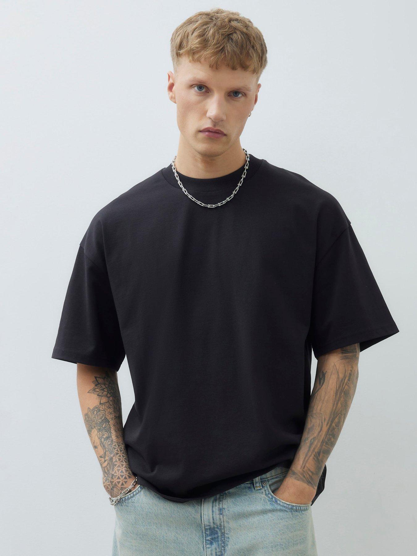 river-island-short-sleeve-over-sized-boxy-t-shirt-black