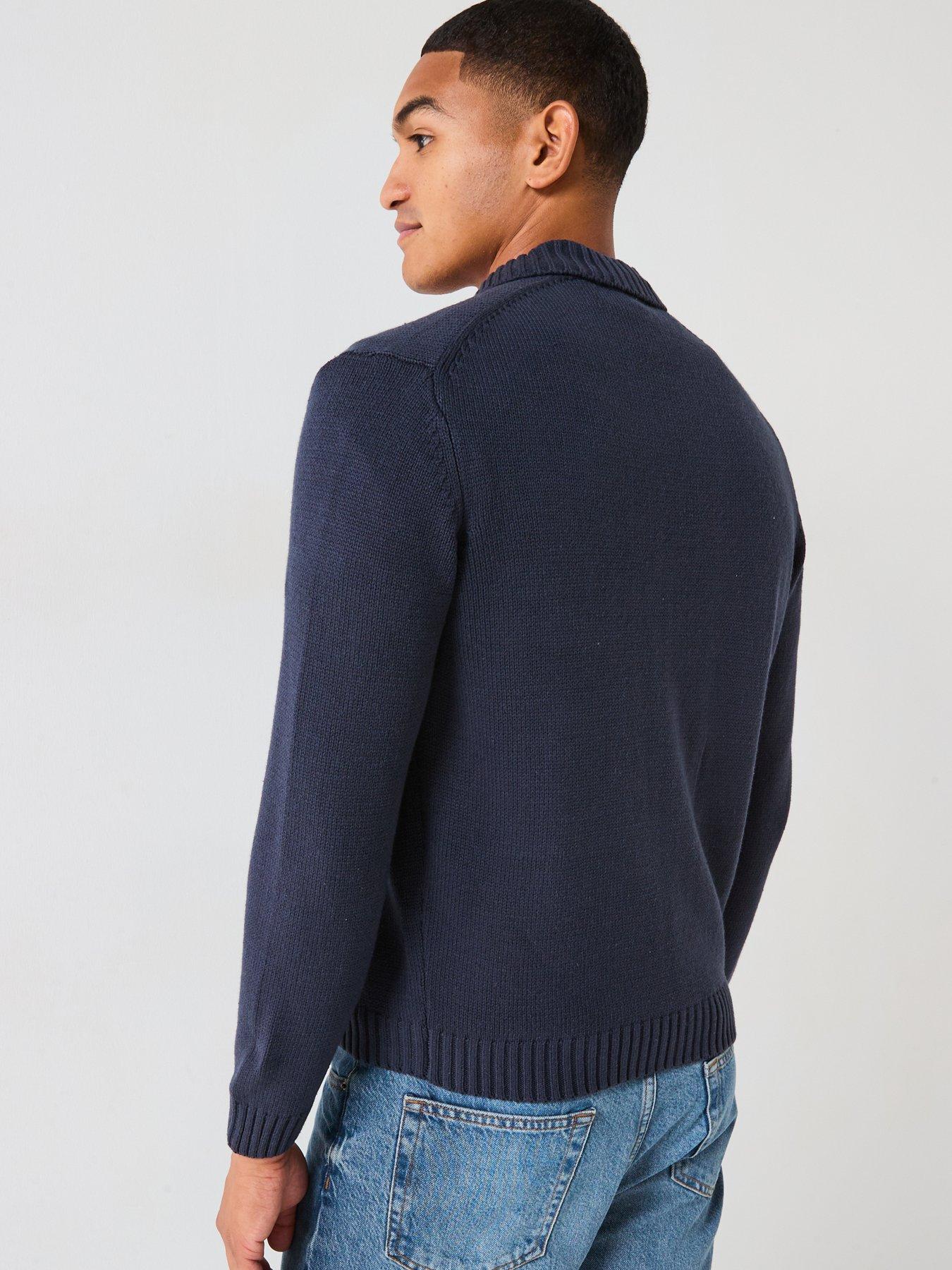 only-sons-jacob-knitted-cardigan-navystillFront